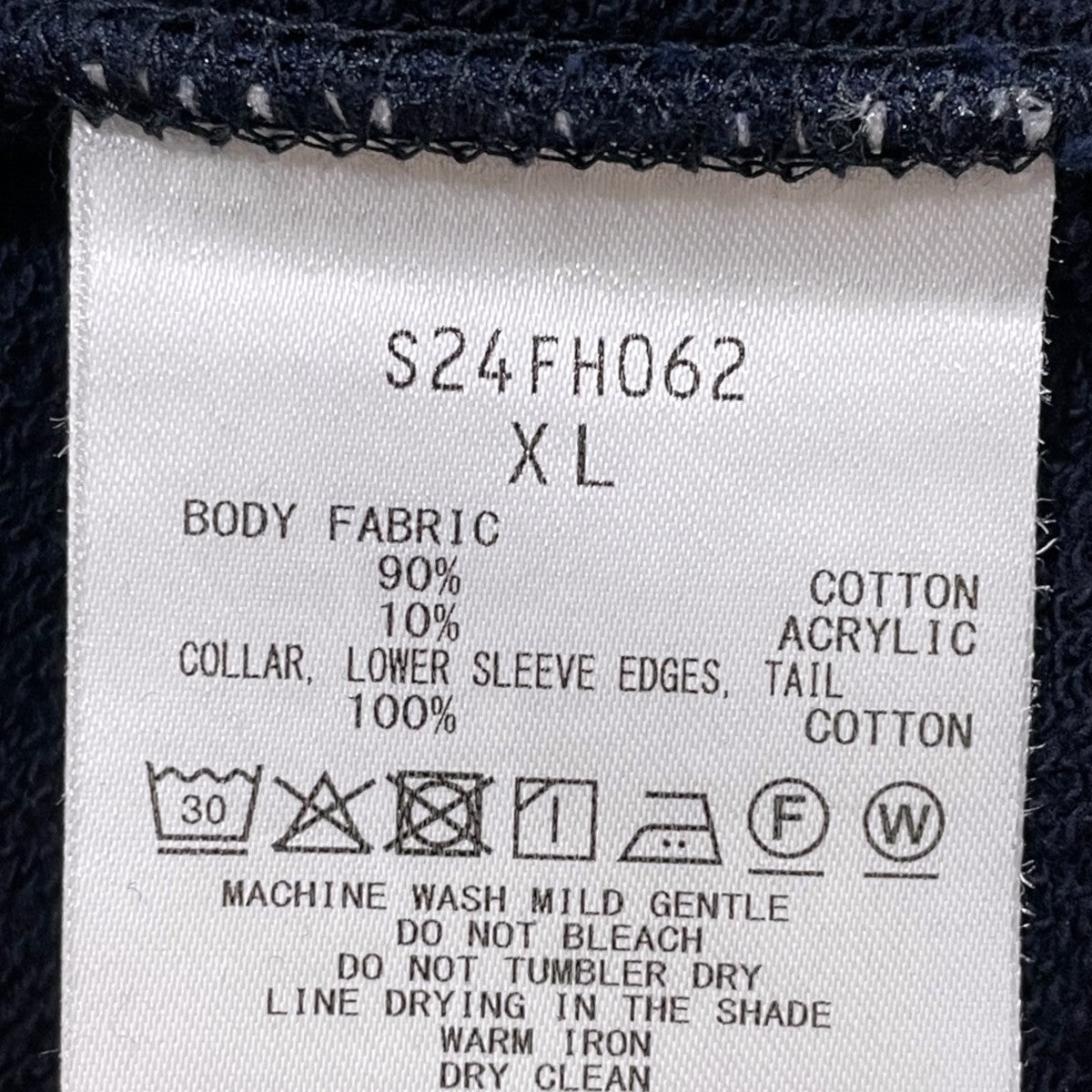 24AW スウェットトレーナー High Bulky Crew Sweat ハイバルキークリュースウェット S24FH062