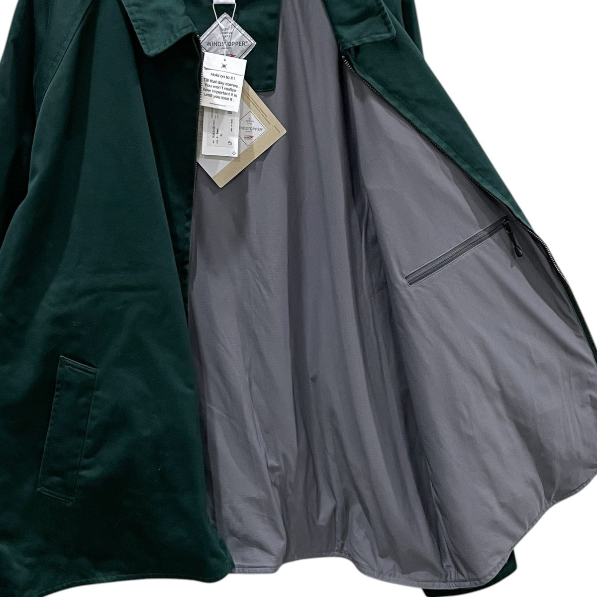 24SS ジップアップジャケット WINDSTOPPER Chino Crew Jacket ウィンドストッパー チノ クルー ジャケット SUAS400
