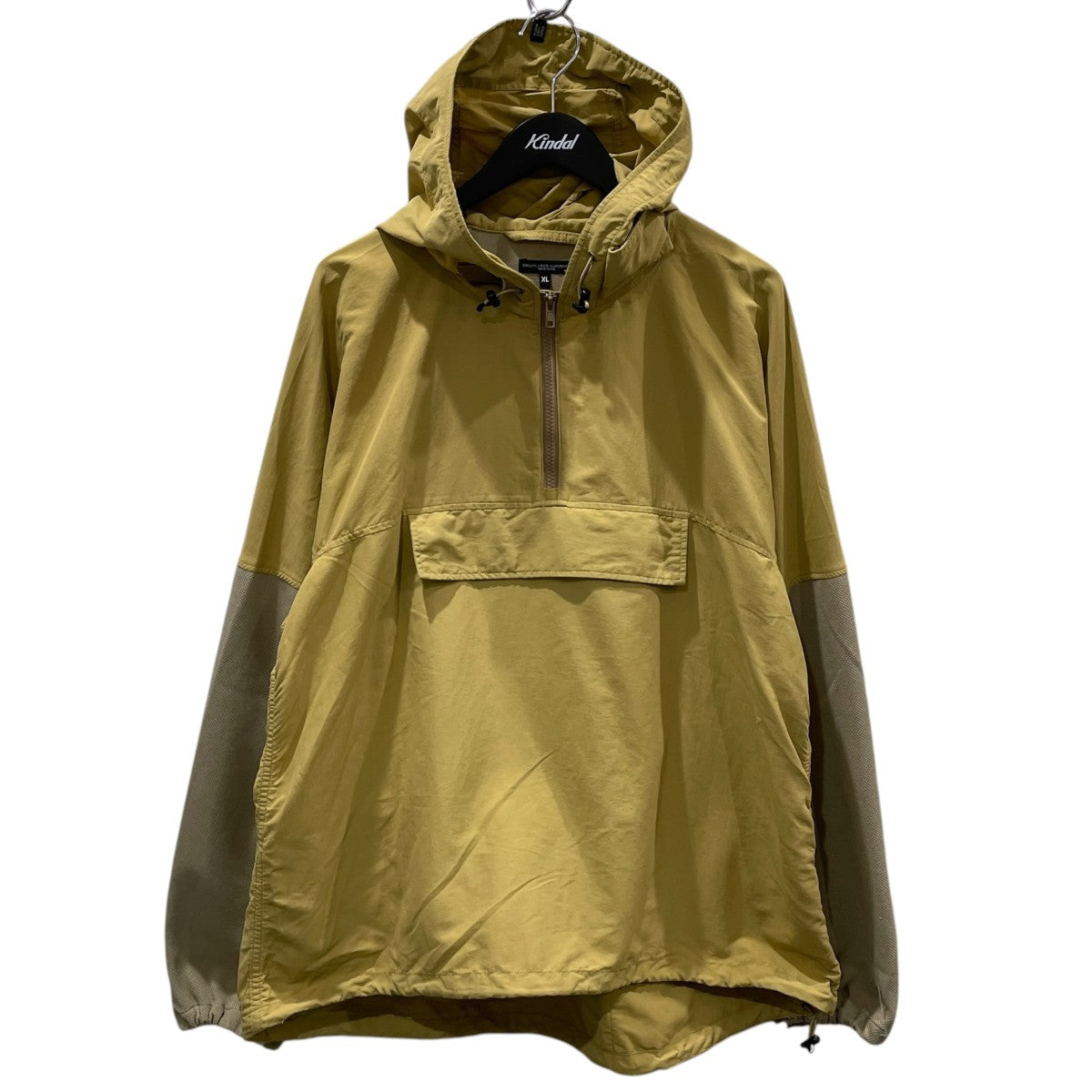 21SS ハーフジップフーデッドジャケット Wind Anorak ウインドアノラック 36-18-0262-334