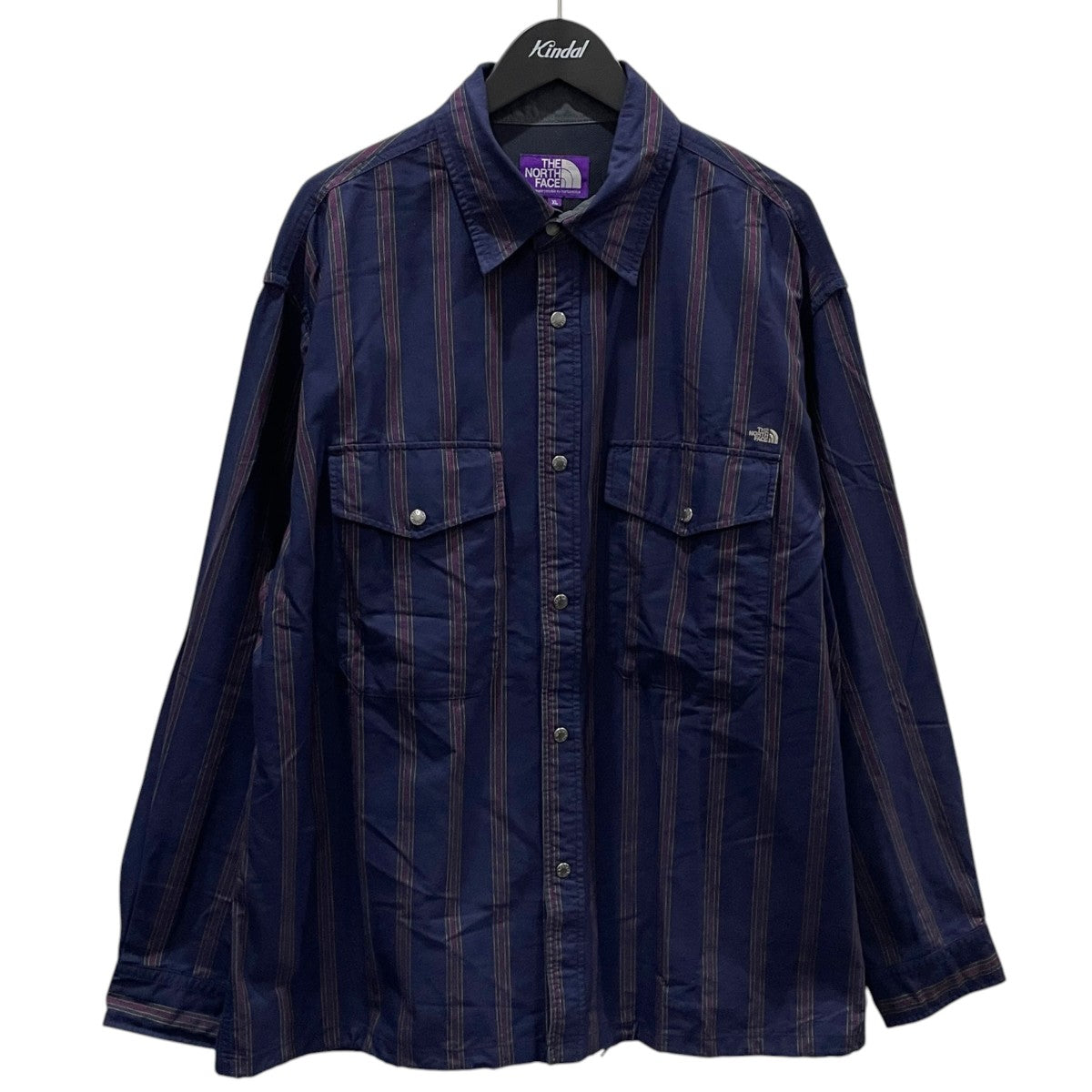 22AW レジメンタルストライプフィールドシャツ Regimental Stripe Field Shirt NT3256N