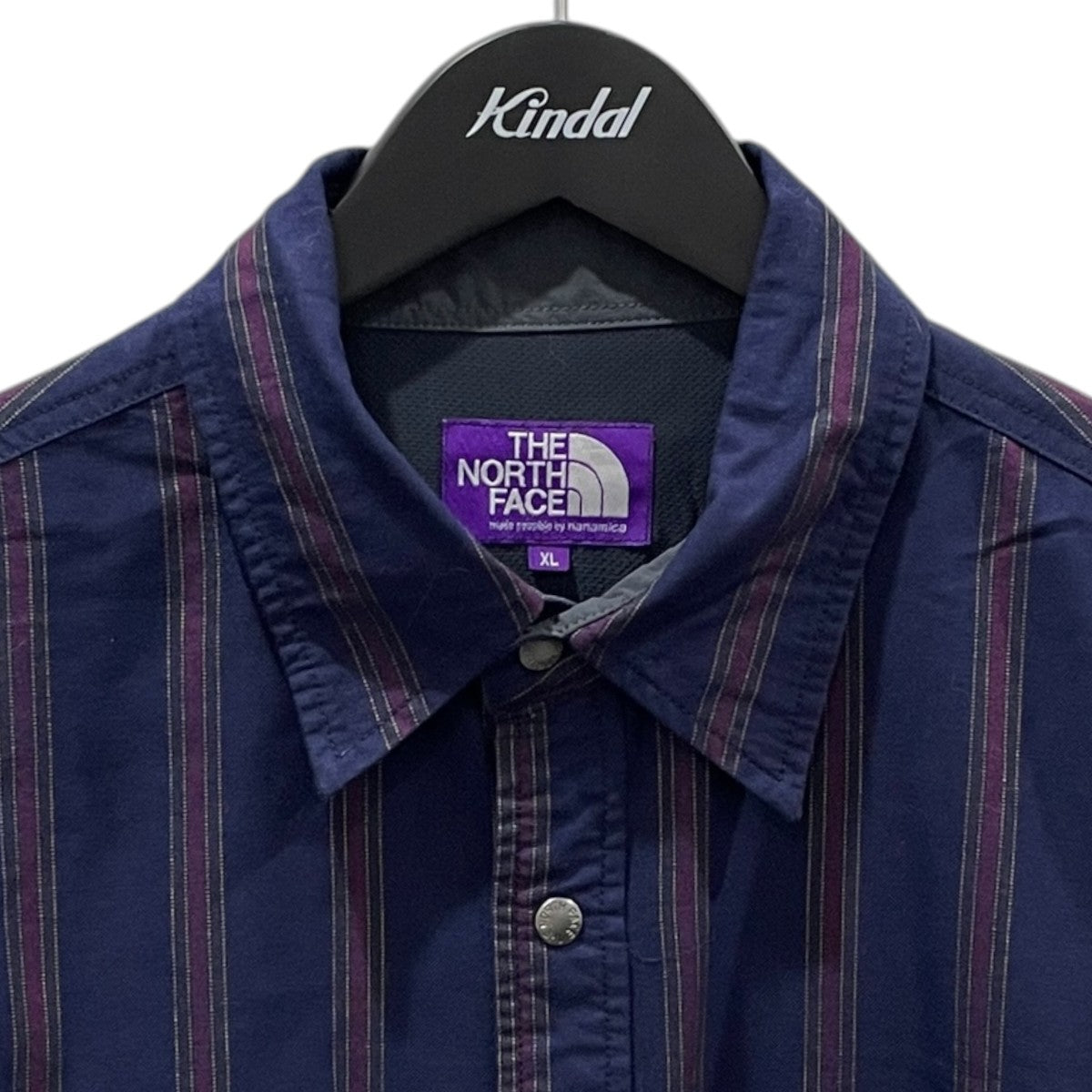 22AW レジメンタルストライプフィールドシャツ Regimental Stripe Field Shirt NT3256N