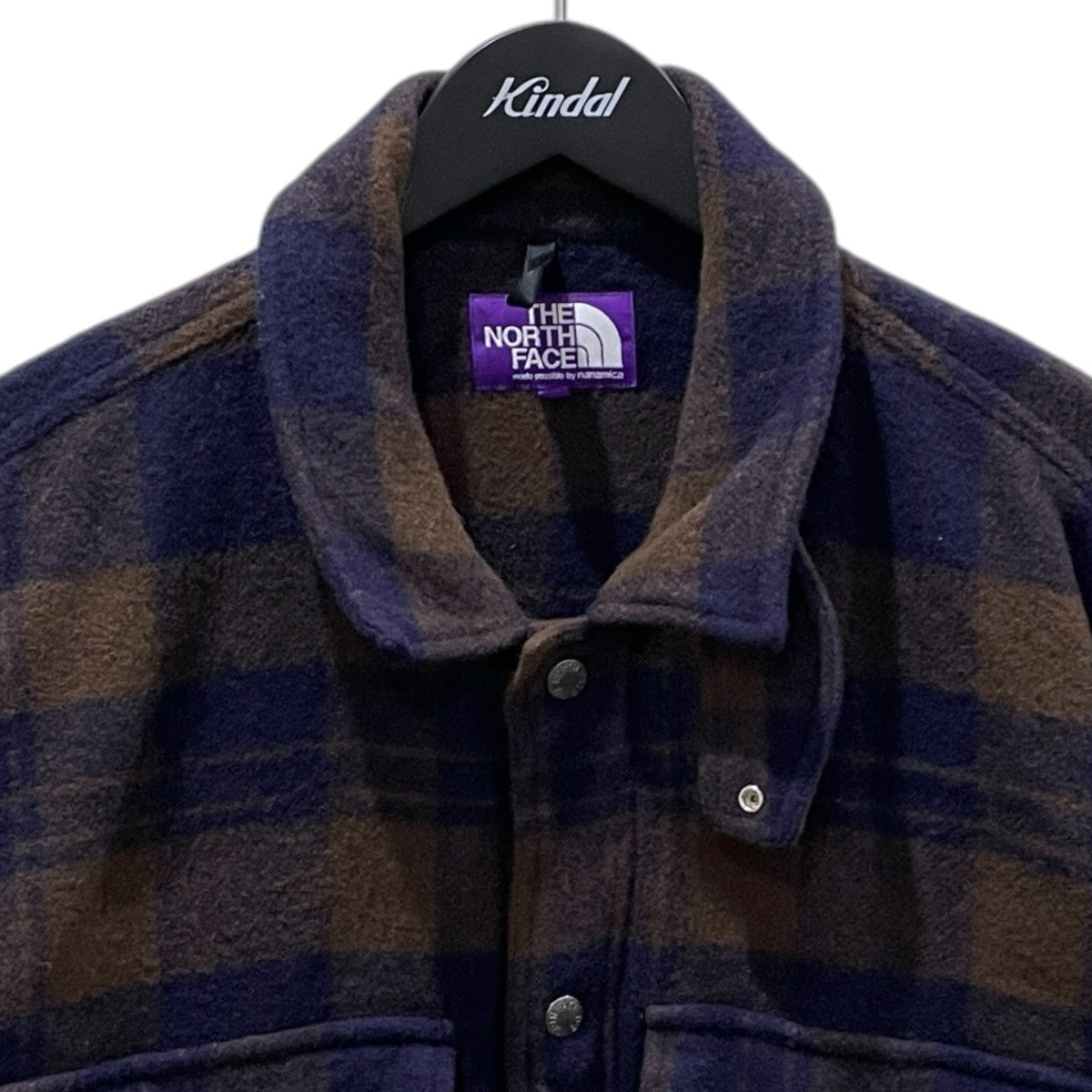 23AW チェック柄ジャケット Wool Field CPO Jacket ウール フィールド シーピーオー ジャケット NP2367N
