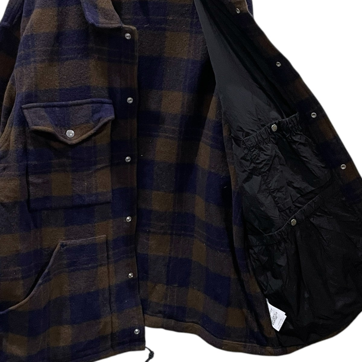 23AW チェック柄ジャケット Wool Field CPO Jacket ウール フィールド シーピーオー ジャケット NP2367N