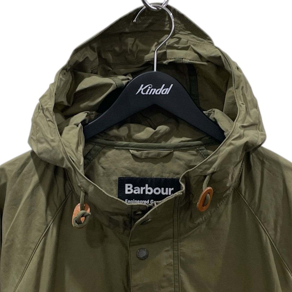 Engineered Garments×Barbour 19SS アノラックパーカー Warby Casual Jacket ワービー カジュアルジャケット MCA0599GN31 古着・中古-3枚目のアイテム画像