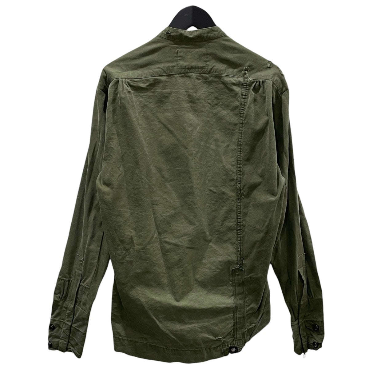 リメイクシャツ THE TENT ZIP FRONT STUDIO SHIRT  ザテントジップフロントスタジオシャツ 52-01-75-01007