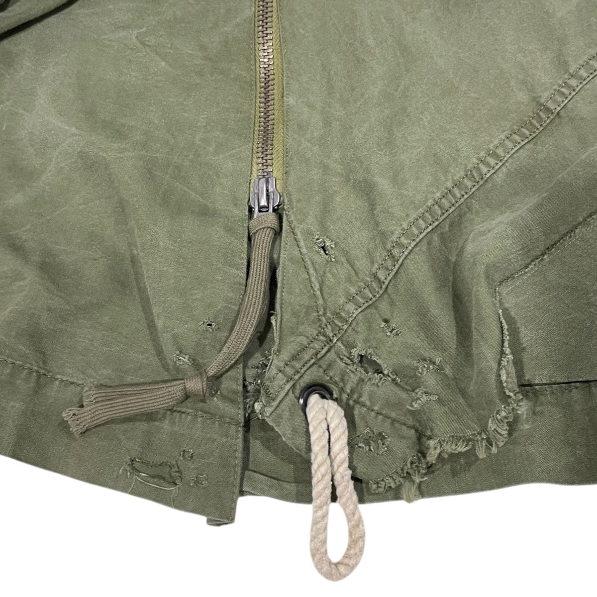 リメイクシャツ THE TENT ZIP FRONT STUDIO SHIRT  ザテントジップフロントスタジオシャツ 52-01-75-01007