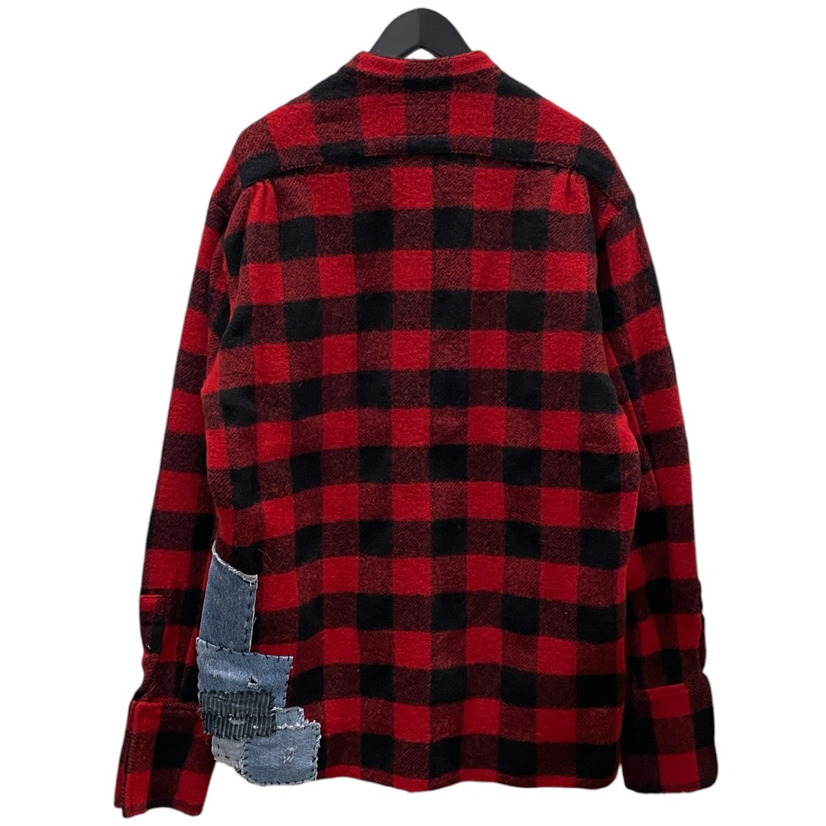 GREG LAUREN 17AW バッファローチェック スタジオ オーバーシャツ BUFFALO CHECK STUDIO OVER SHIRT 52-01-75-01005 古着・中古-2枚目のアイテム画像