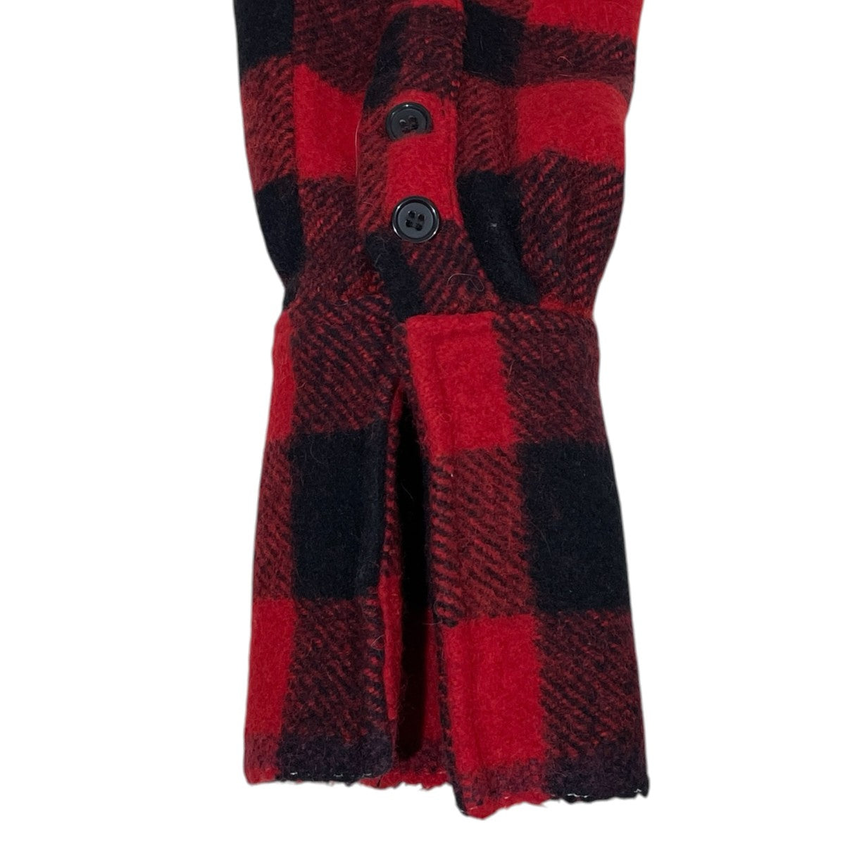 GREG LAUREN 17AW バッファローチェック スタジオ オーバーシャツ BUFFALO CHECK STUDIO OVER SHIRT 52-01-75-01005 古着・中古-4枚目のアイテム画像