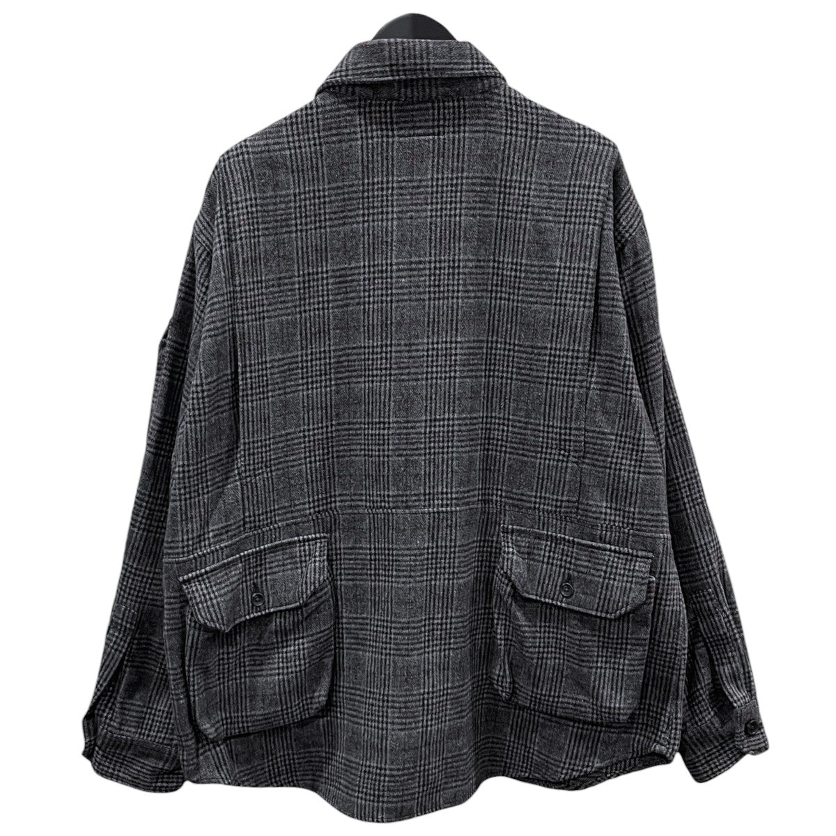 21AW グレンチェック柄ジャケット Explorer Shirt Jacket-Poly Wool Glen Plaid エクスプローラーシャツジャケット ポリウール グレンプレイド JL155