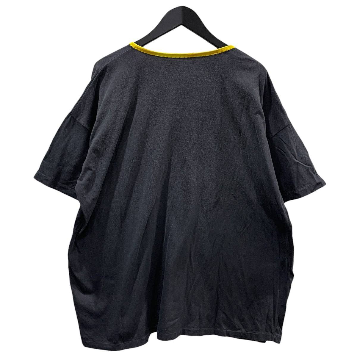 製品染め オーバーサイズ スキッパー パイピング Tシャツ
