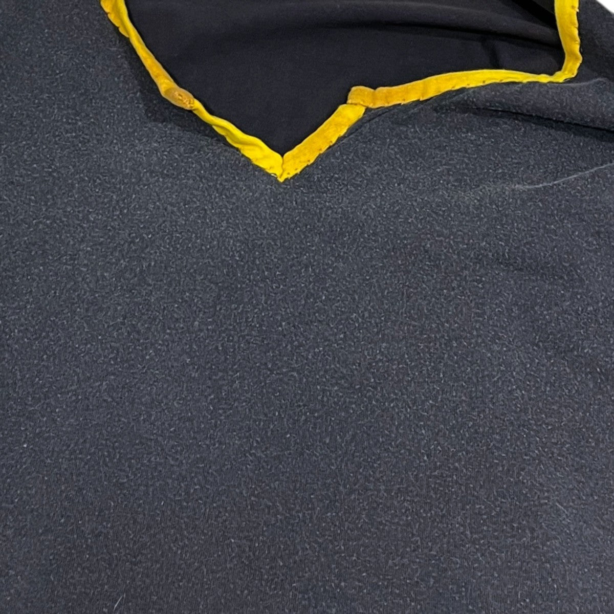 製品染め オーバーサイズ スキッパー パイピング Tシャツ