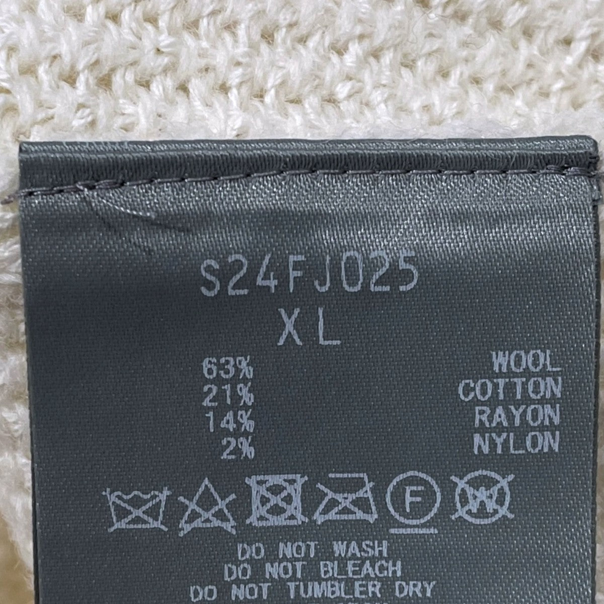 24AW ニットセーター KODENSHI Wool Sweater コウデンシ(光電子)ウールセーターS24FJ025
