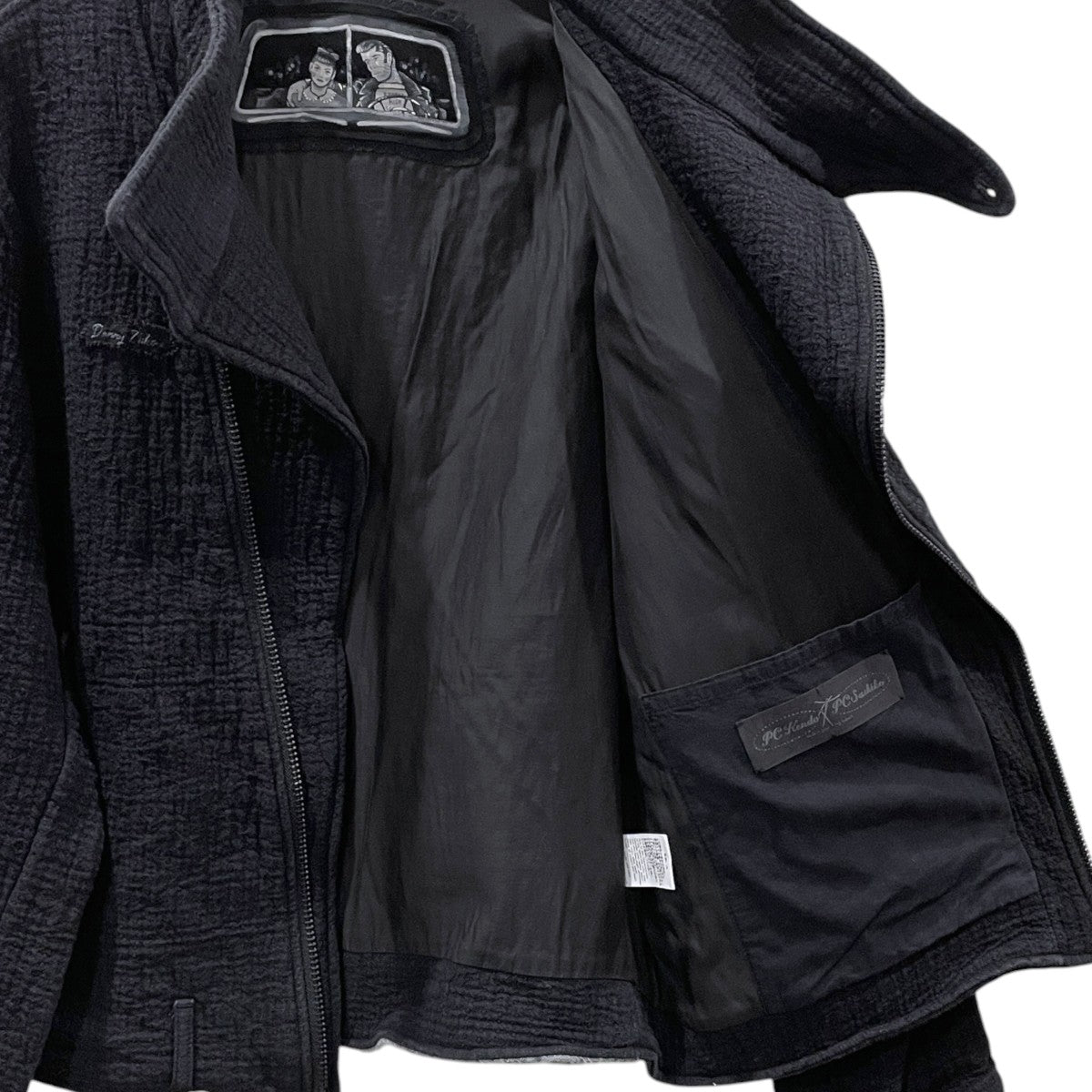 19AW ダブルライダースジャケット SASHIKO GREASE JACKET SASHIKO GREASE JACKET PC-032-1159