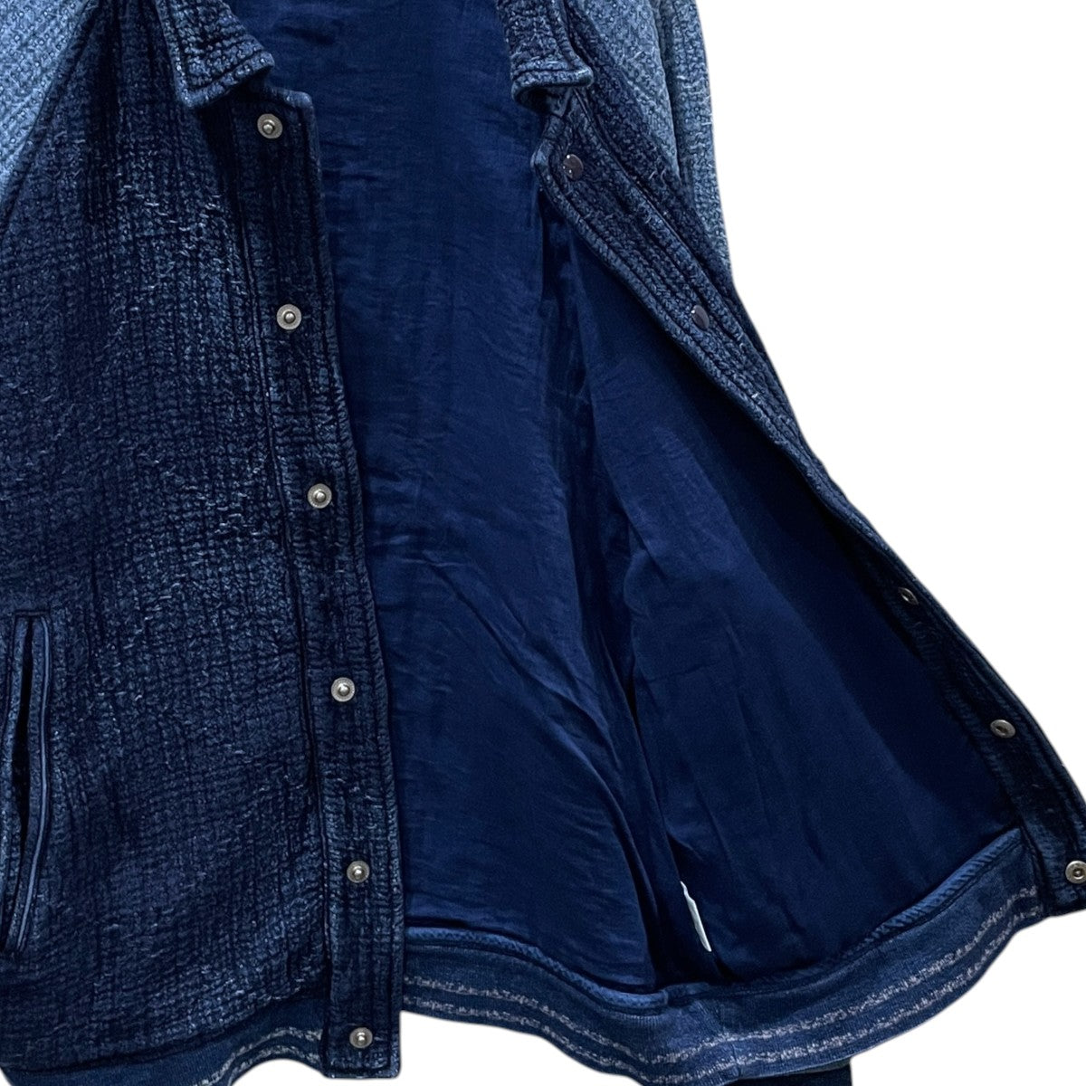 18AW スタジャン SASHIKO OLD SCHOOL VARSITY JACKET 刺し子オールドスクールヴァーシティジャケット PC-032-968