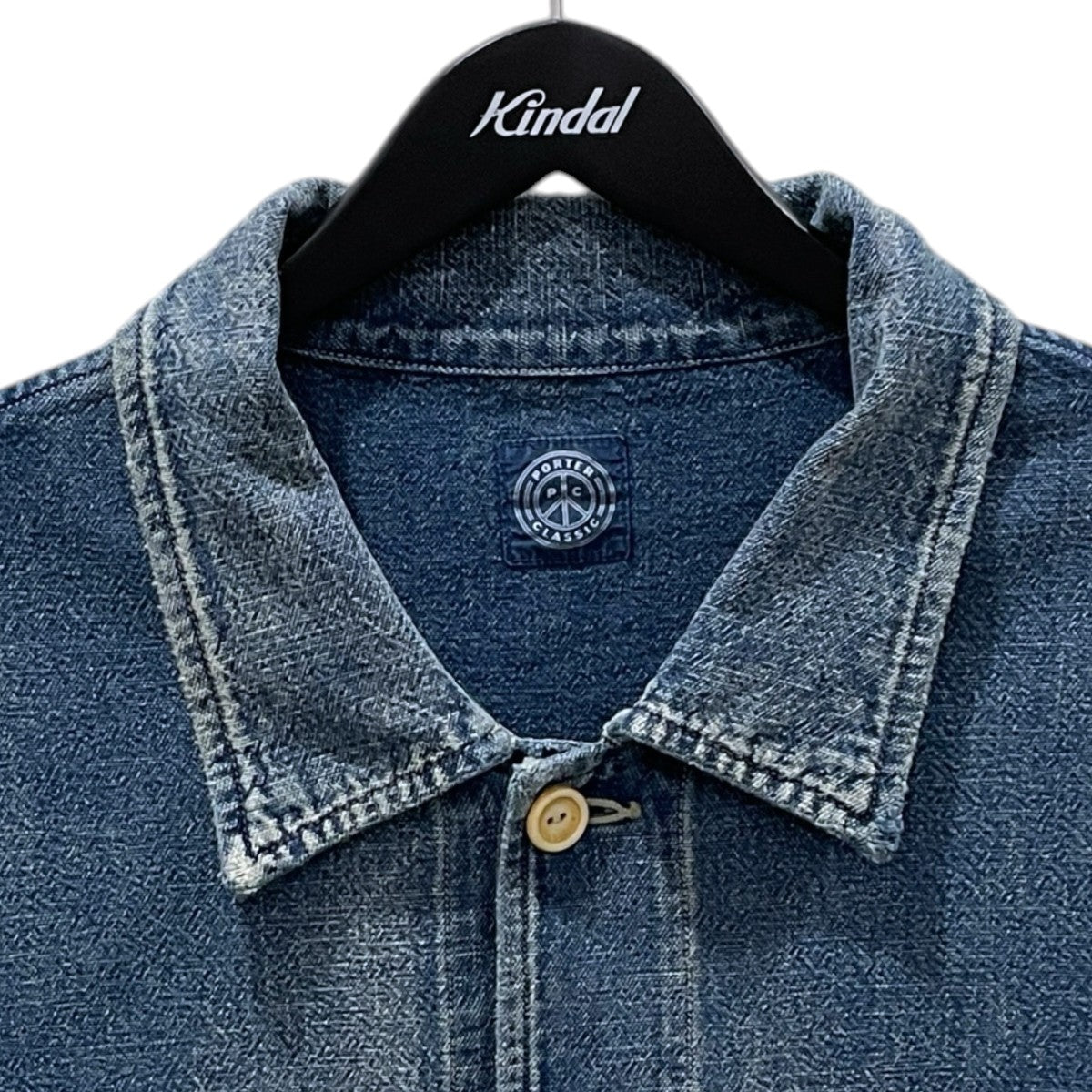 Porter Classic デニムジャケット AFRICAN COTTON CLEAR JACKET アフリカンコットンクリアジャケット 古着・中古-3枚目のアイテム画像
