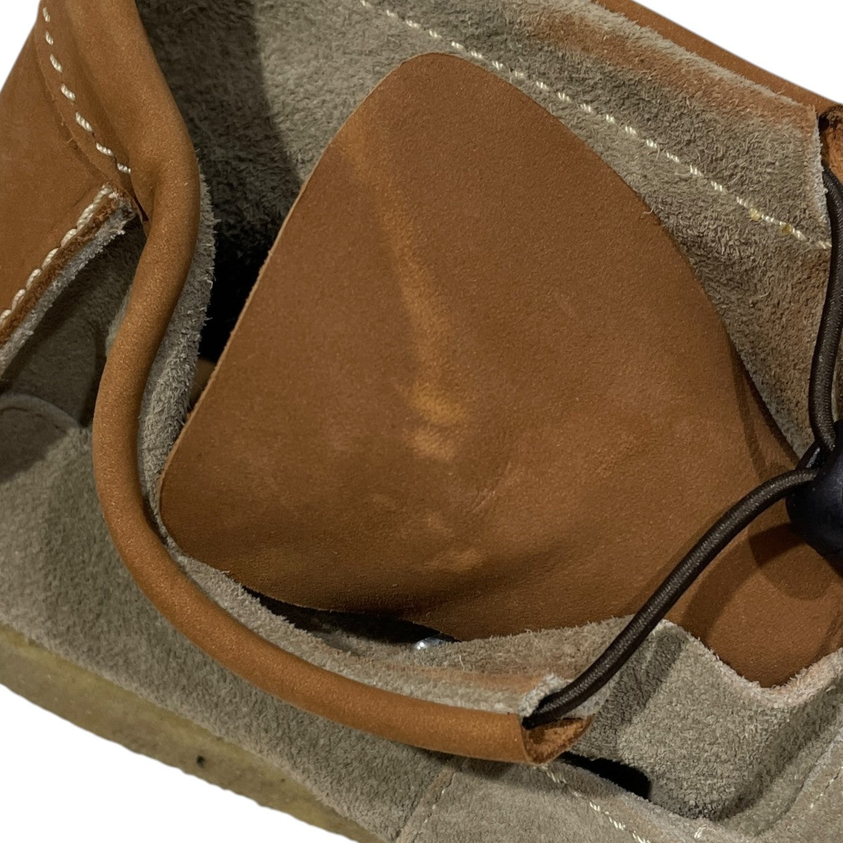 スウェードモカシンシューズ QR Moccasin キューアール モカシン
