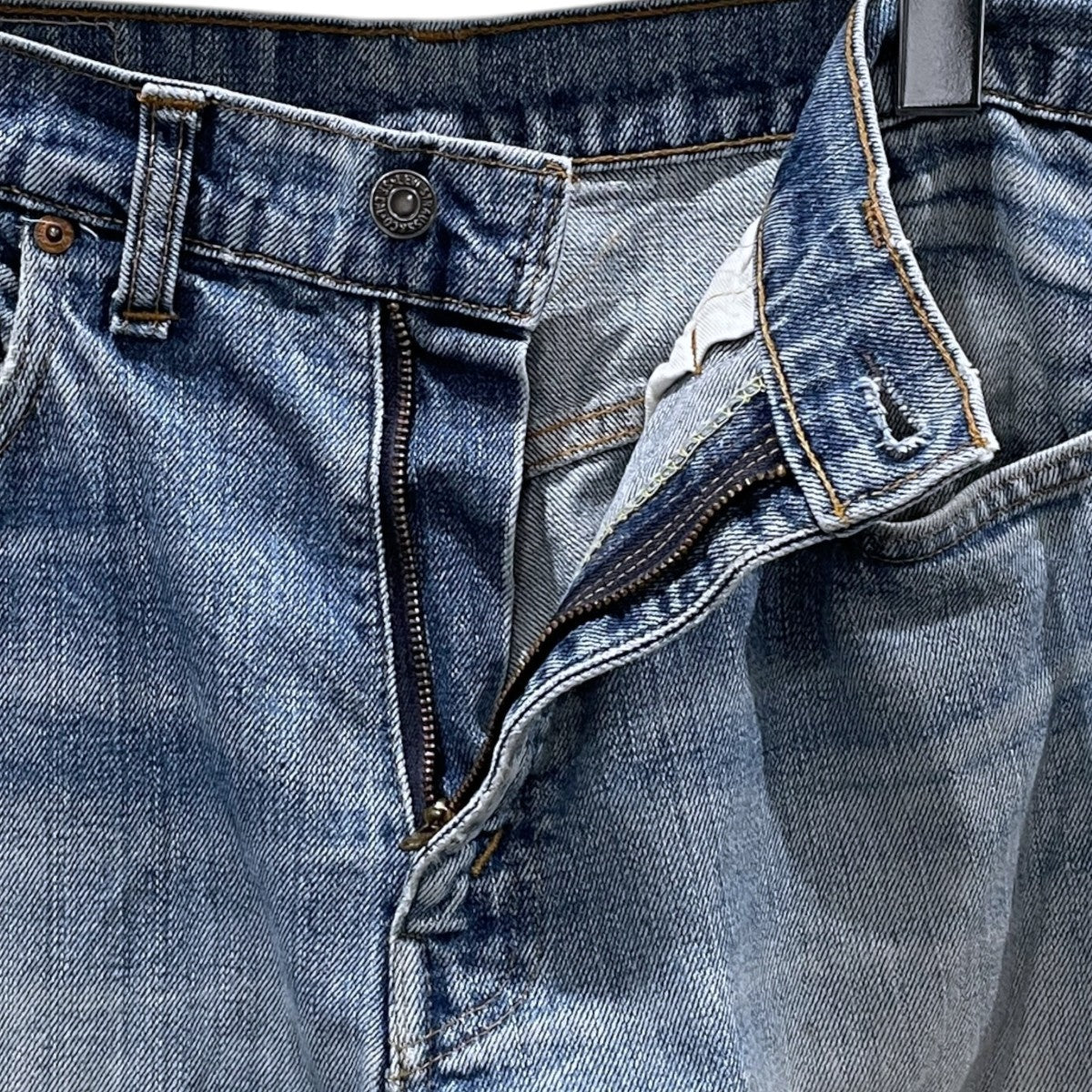 70s デニムパンツ 505 ボタン裏16 42TALON 赤タブ スモールe