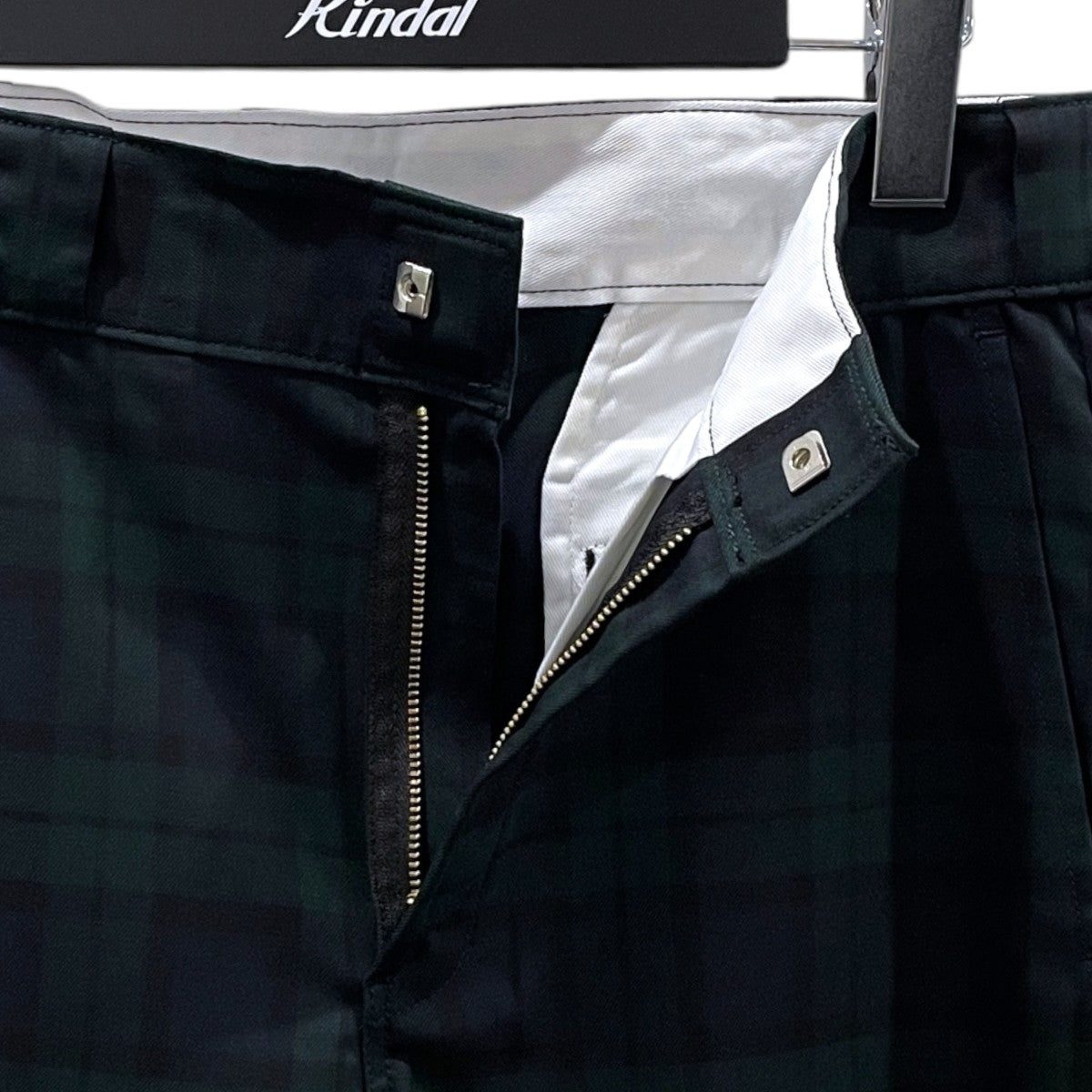 26SS ブラックウォッチチェック柄パンツ Washable Pants ウォッシャブルパンツ 254M40RH01