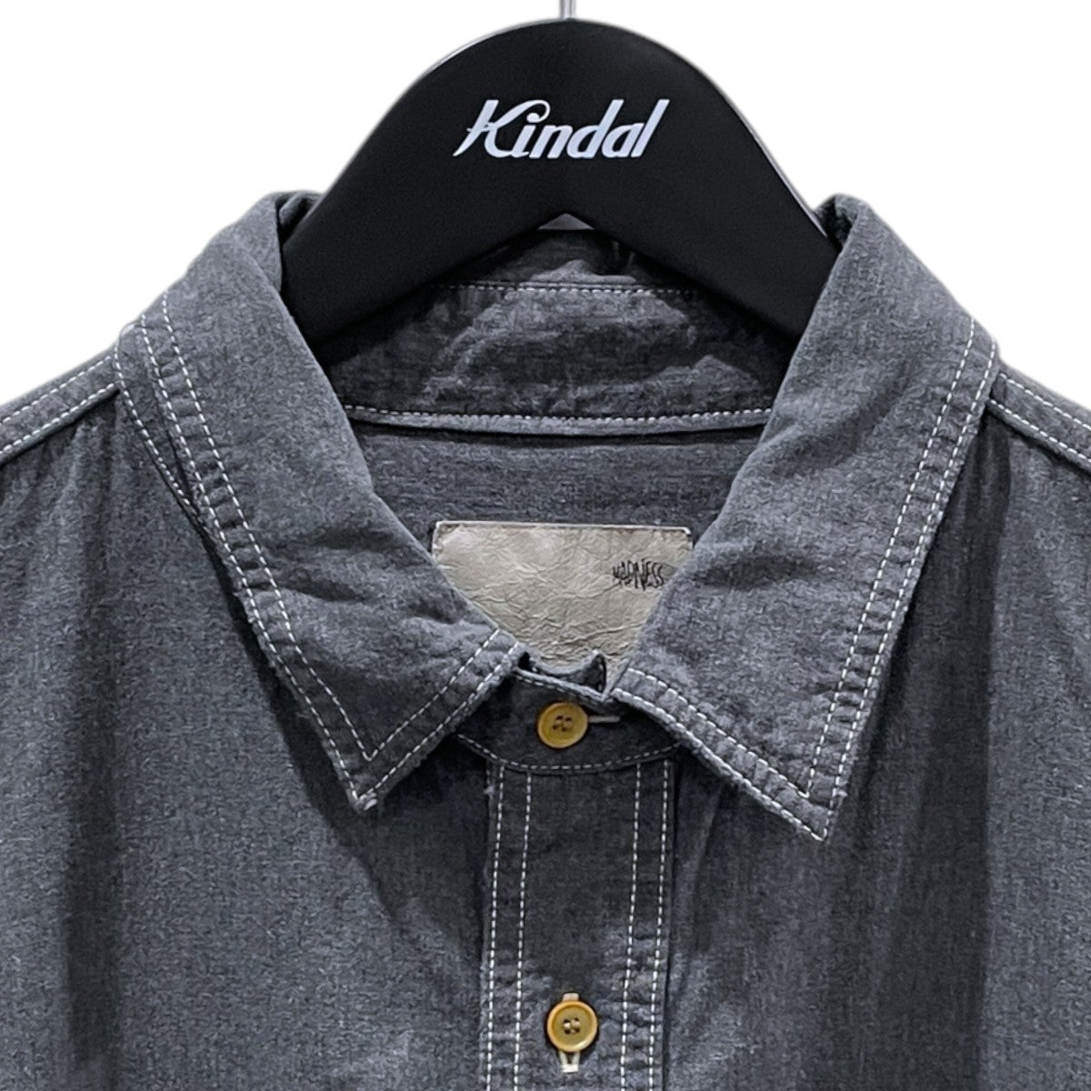 26SS シャンブレーシャツ MADNESS VTG CHAMBRAY BD SHIRT マッドネス ヴィンテージ シャンブレー ボタンダウンシャツ 26SS-SHT-JST1-D001