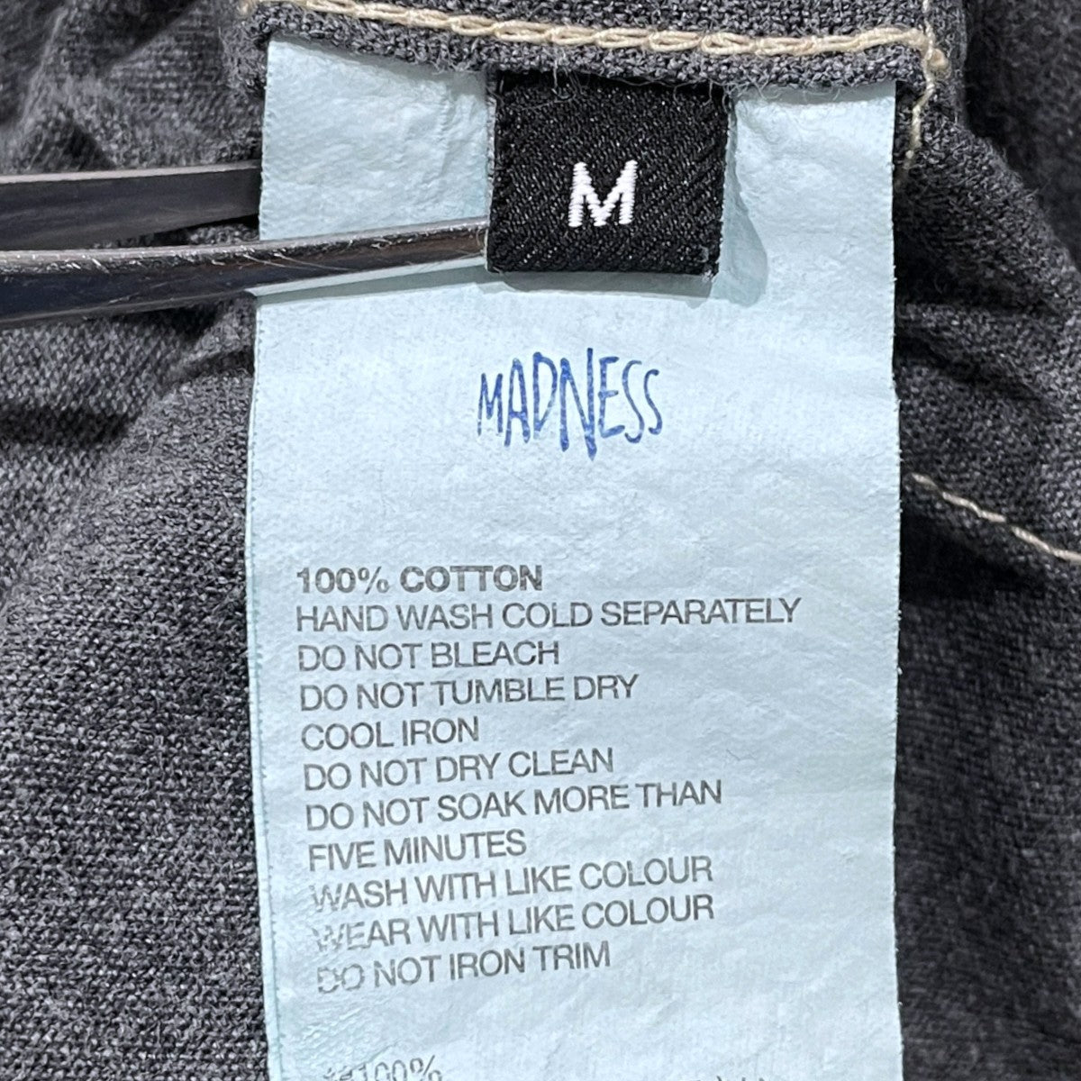 26SS シャンブレーシャツ MADNESS VTG CHAMBRAY BD SHIRT マッドネス ヴィンテージ シャンブレー ボタンダウンシャツ 26SS-SHT-JST1-D001