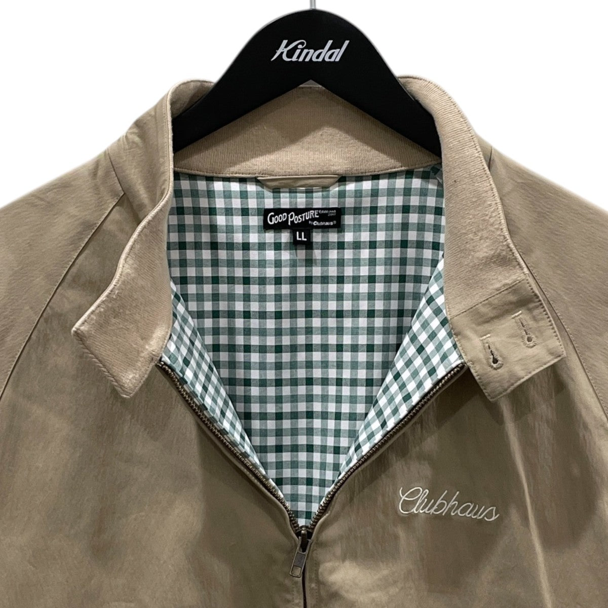 ロゴ刺繍スウィングトップ GOOD POSTURE HARRINGTON JACKET グッドポスチャー ハリントンジャケット