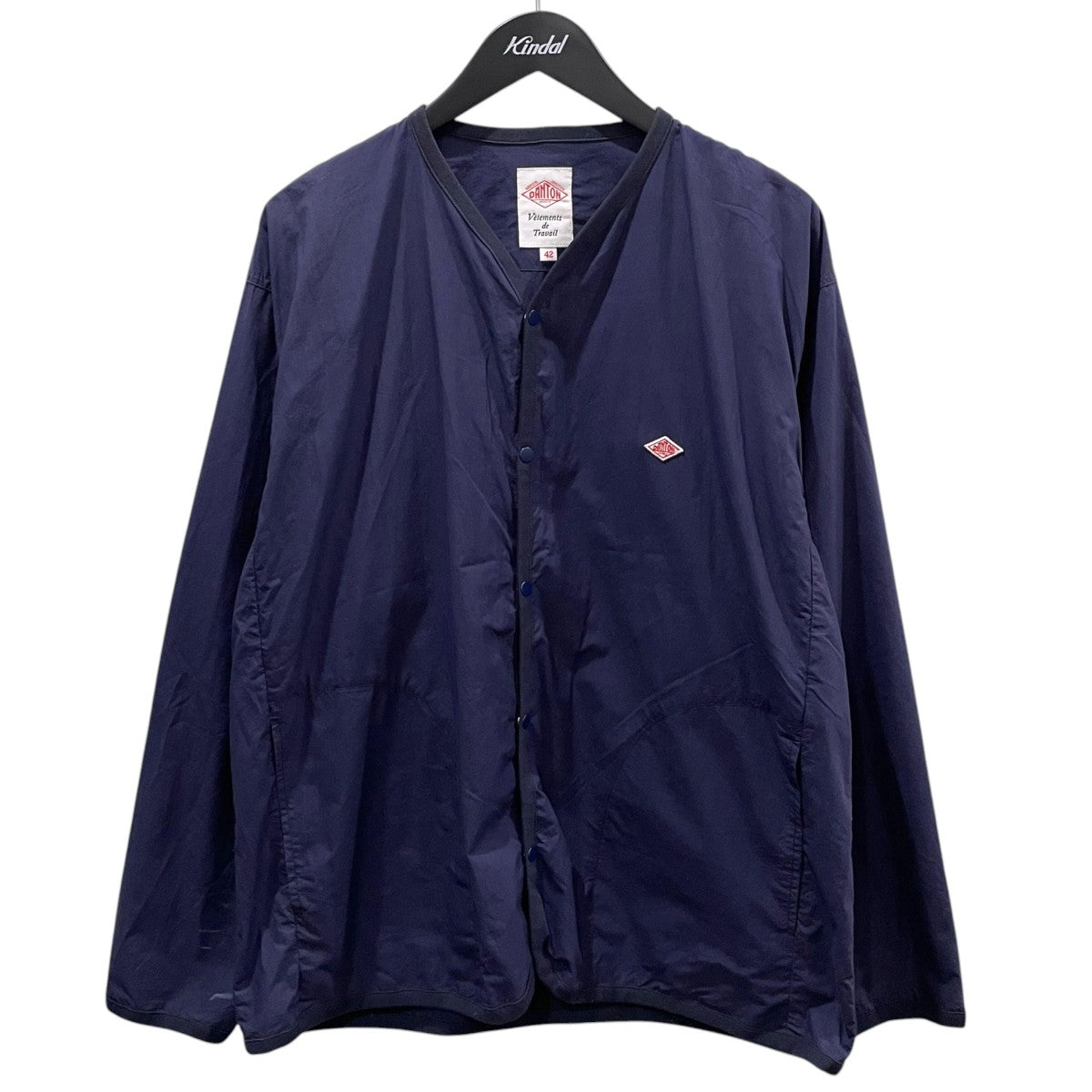 ノーカラージャケット BROADCLOTH V-NECK SHIRT CARDIGAN ブロードクロス Vネック シャツカーディガン DT-A0144 BRC