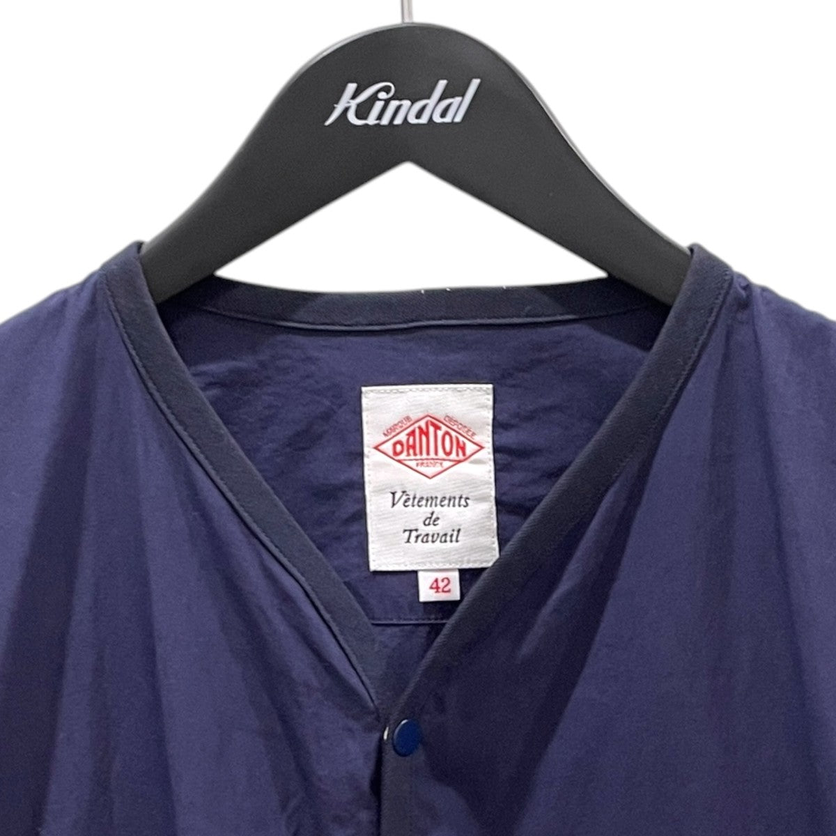 ノーカラージャケット BROADCLOTH V-NECK SHIRT CARDIGAN ブロードクロス Vネック シャツカーディガン DT-A0144 BRC