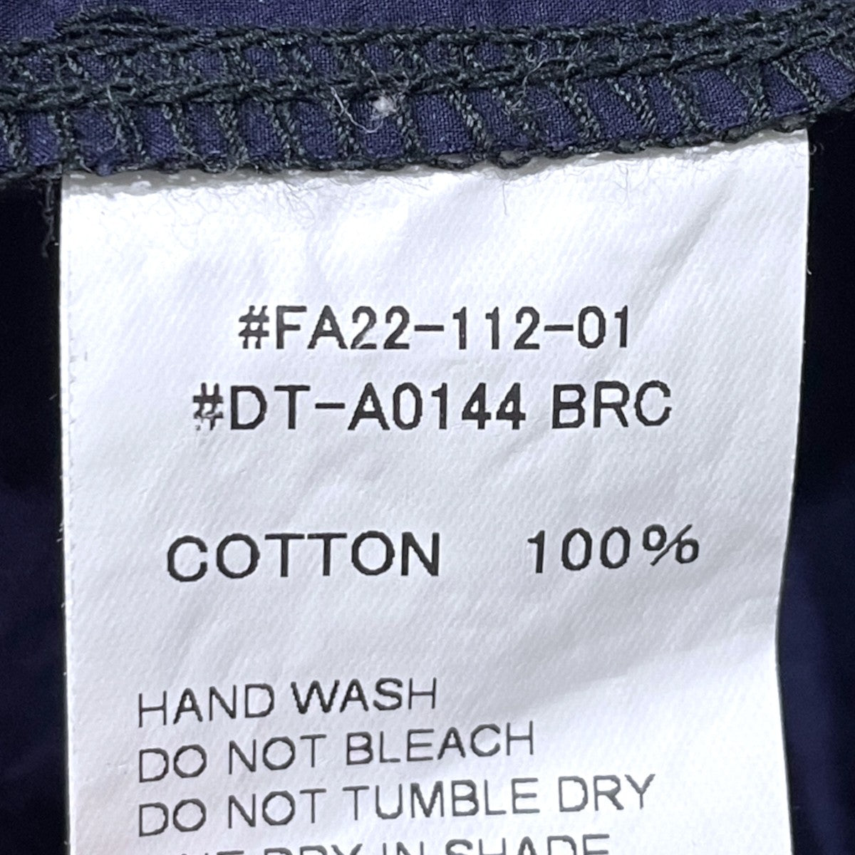 ノーカラージャケット BROADCLOTH V-NECK SHIRT CARDIGAN ブロードクロス Vネック シャツカーディガン DT-A0144 BRC