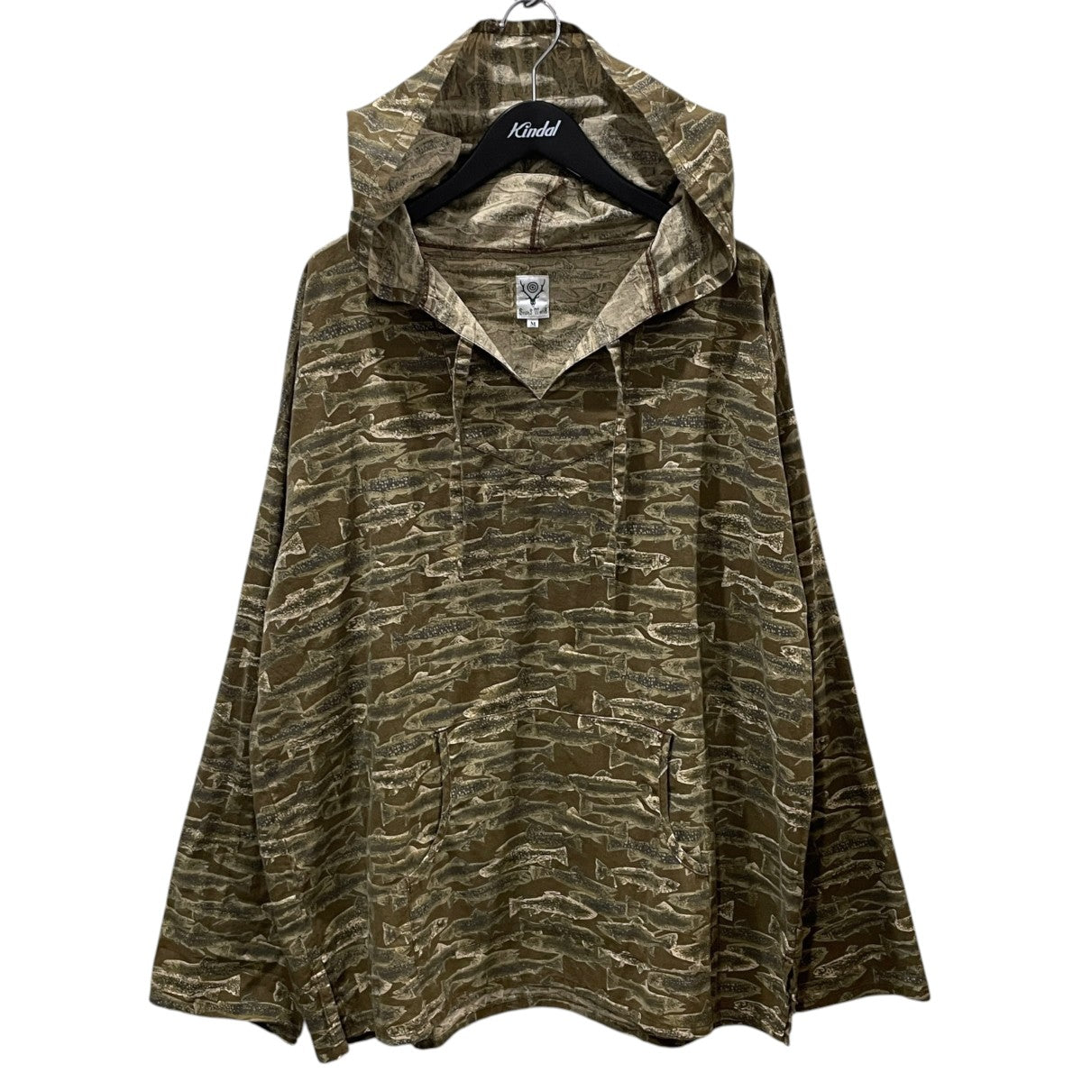 20SS プルオーバーフーデッドブルゾン Mexican Parka - Printed Flannel ／ Camouflage メキシカン パーカー FK844