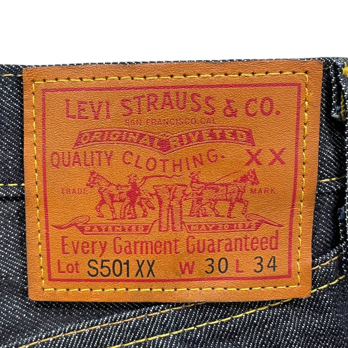 デニムパンツ S501XX 大戦モデル復刻 日本製 BIG E 44501-0088