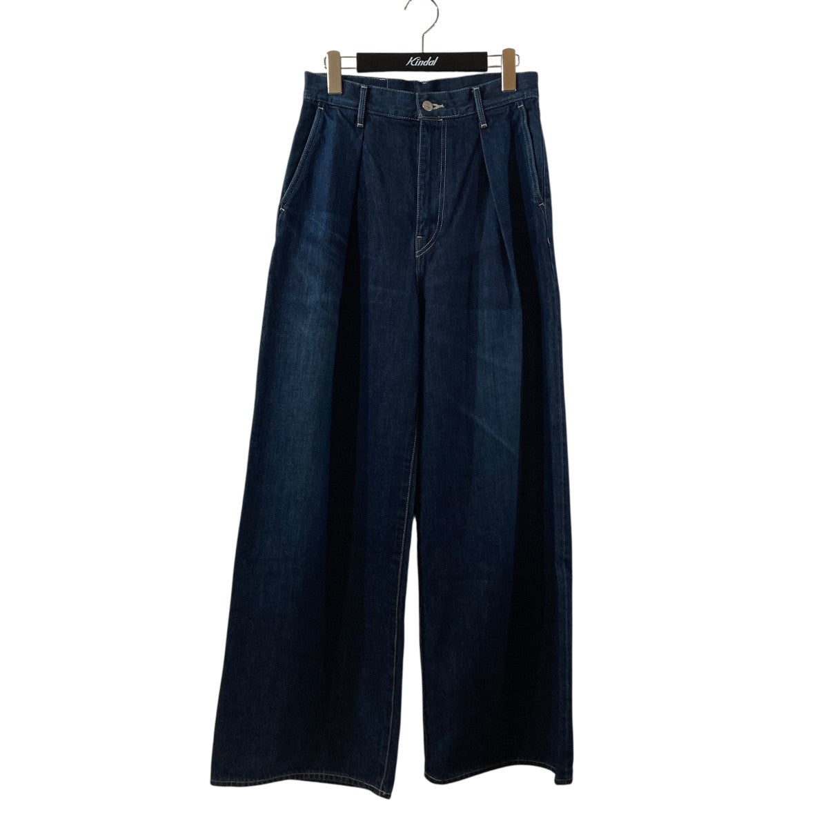 Selvage Denim Two Tuck Wide PantsワイドデニムパンツGL261-40062DB