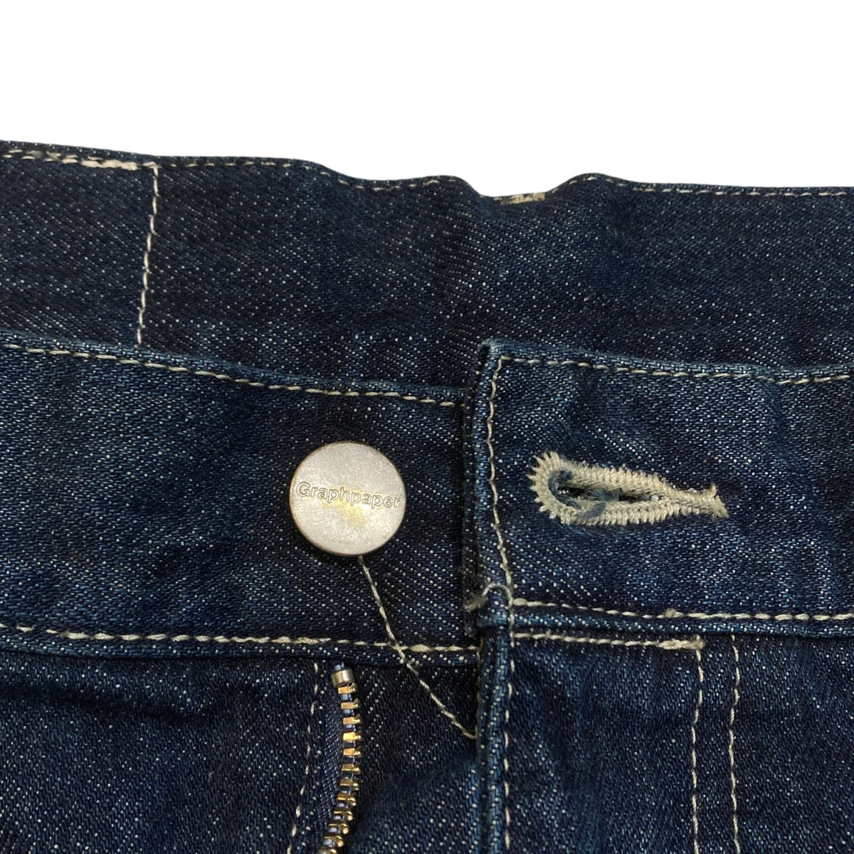 Selvage Denim Two Tuck Wide PantsワイドデニムパンツGL261-40062DB