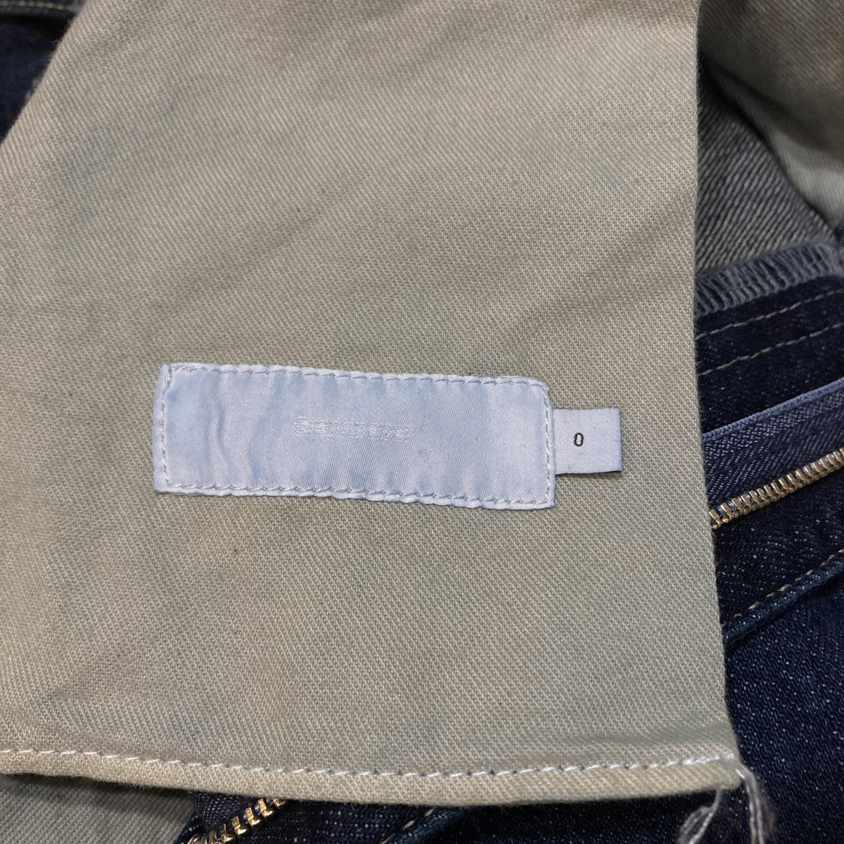 Selvage Denim Two Tuck Wide PantsワイドデニムパンツGL261-40062DB