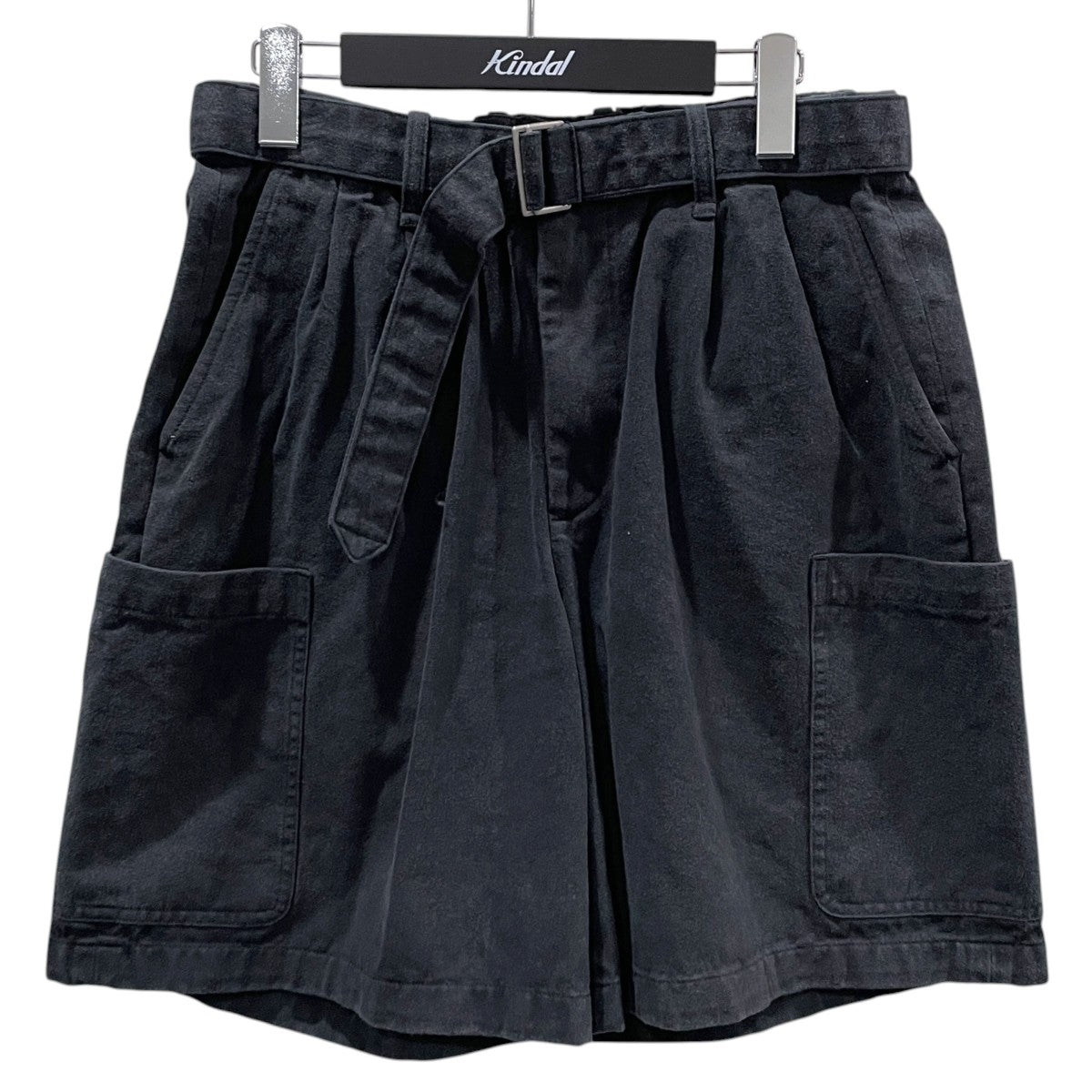 ブラックツイル カーゴショーツ ライトウェイトモールスキン BLACK TWILL CARGO SHORTS (LIGHT WEIGHT MOLESKIN) ALV-90174