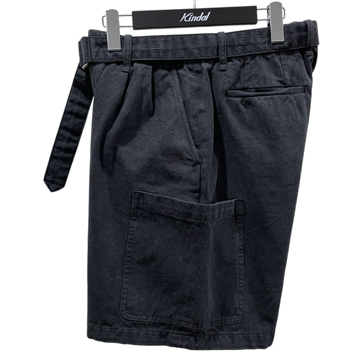 ブラックツイル カーゴショーツ ライトウェイトモールスキン BLACK TWILL CARGO SHORTS (LIGHT WEIGHT MOLESKIN) ALV-90174