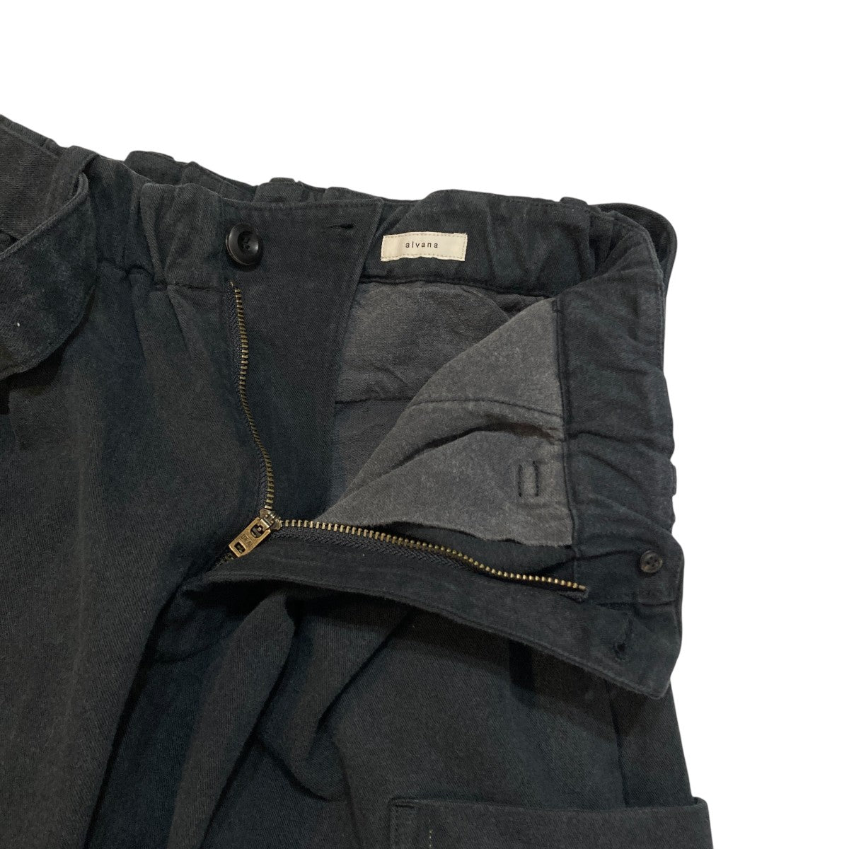 BLACK TWILL CARGO SHORTSハーフパンツ