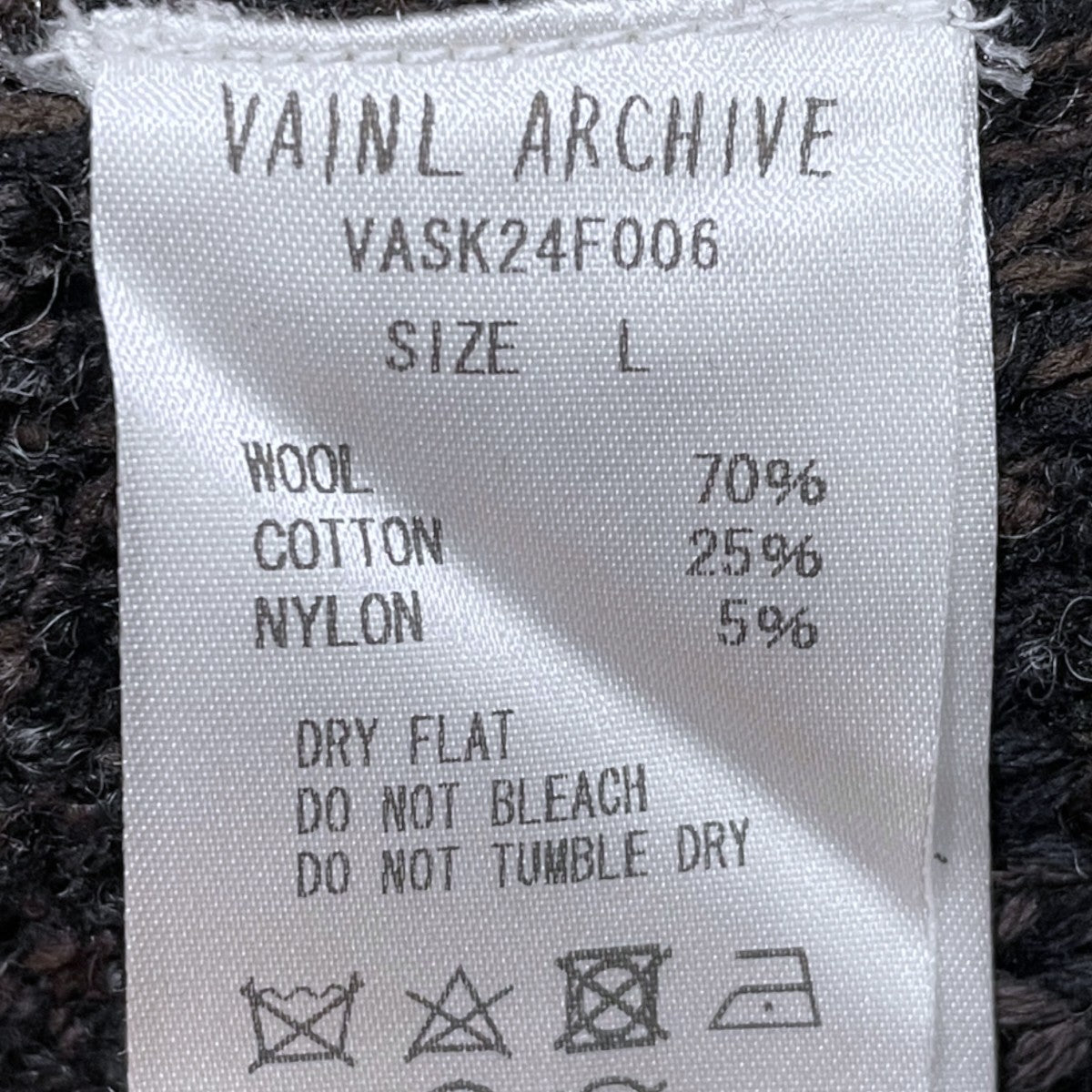 24AW デカルブシーボーダーニット DEKALB-C BORDER KNIT VASK24F006