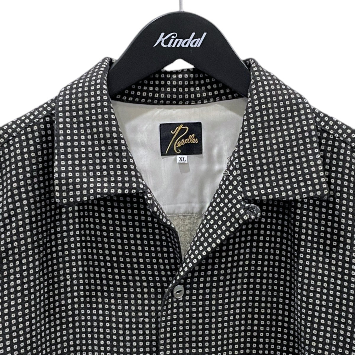 層がr亜オープンカラーシャツ C．O．B． Classic Shirt - W／N Melton ／ Pt． シーオービー クラシックシャツ ウールナイロン メルトンプリント HM110