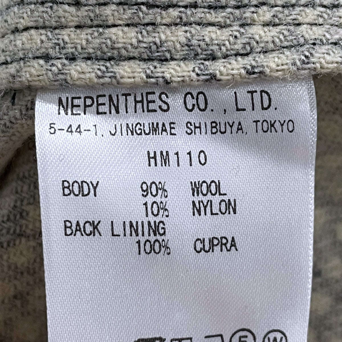 層がr亜オープンカラーシャツ C．O．B． Classic Shirt - W／N Melton ／ Pt． シーオービー クラシックシャツ ウールナイロン メルトンプリント HM110