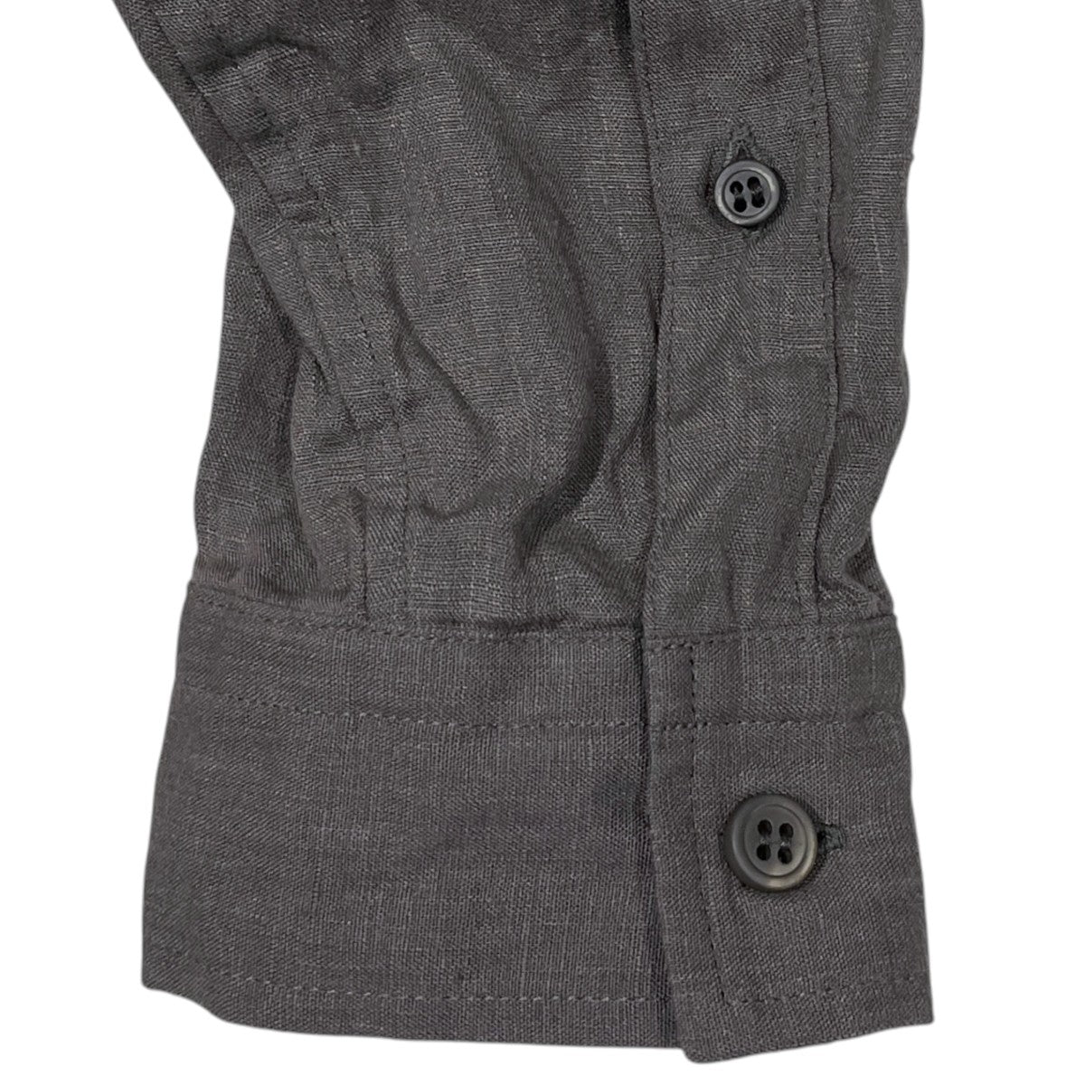 26SS バンドカラーリネンロングシャツワンピース Linen ワンピース 26040500701010