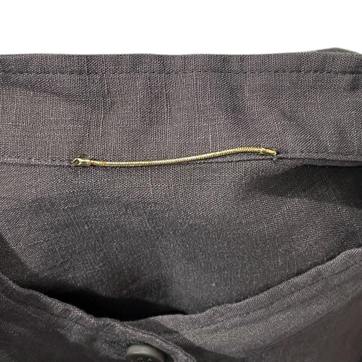 26SS バンドカラーリネンロングシャツワンピース Linen ワンピース 26040500701010