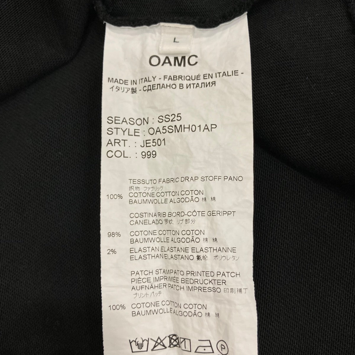 TシャツOA5SMH01AP