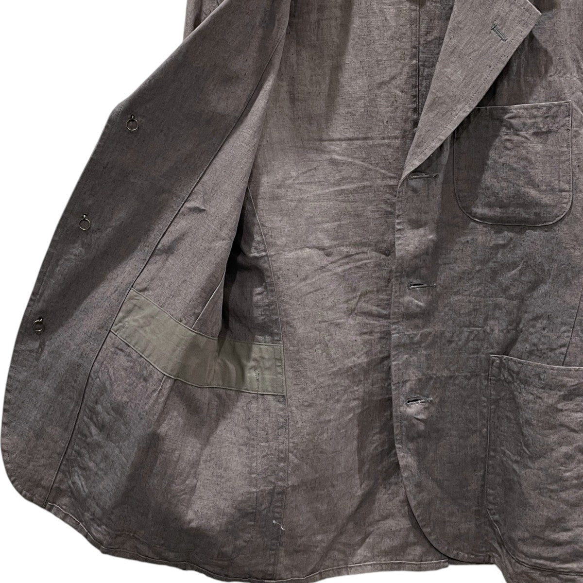 リネン3Bジャケット HOSPITAL JACKET - LINEN ホスピタルジャケット リネン 8090080001