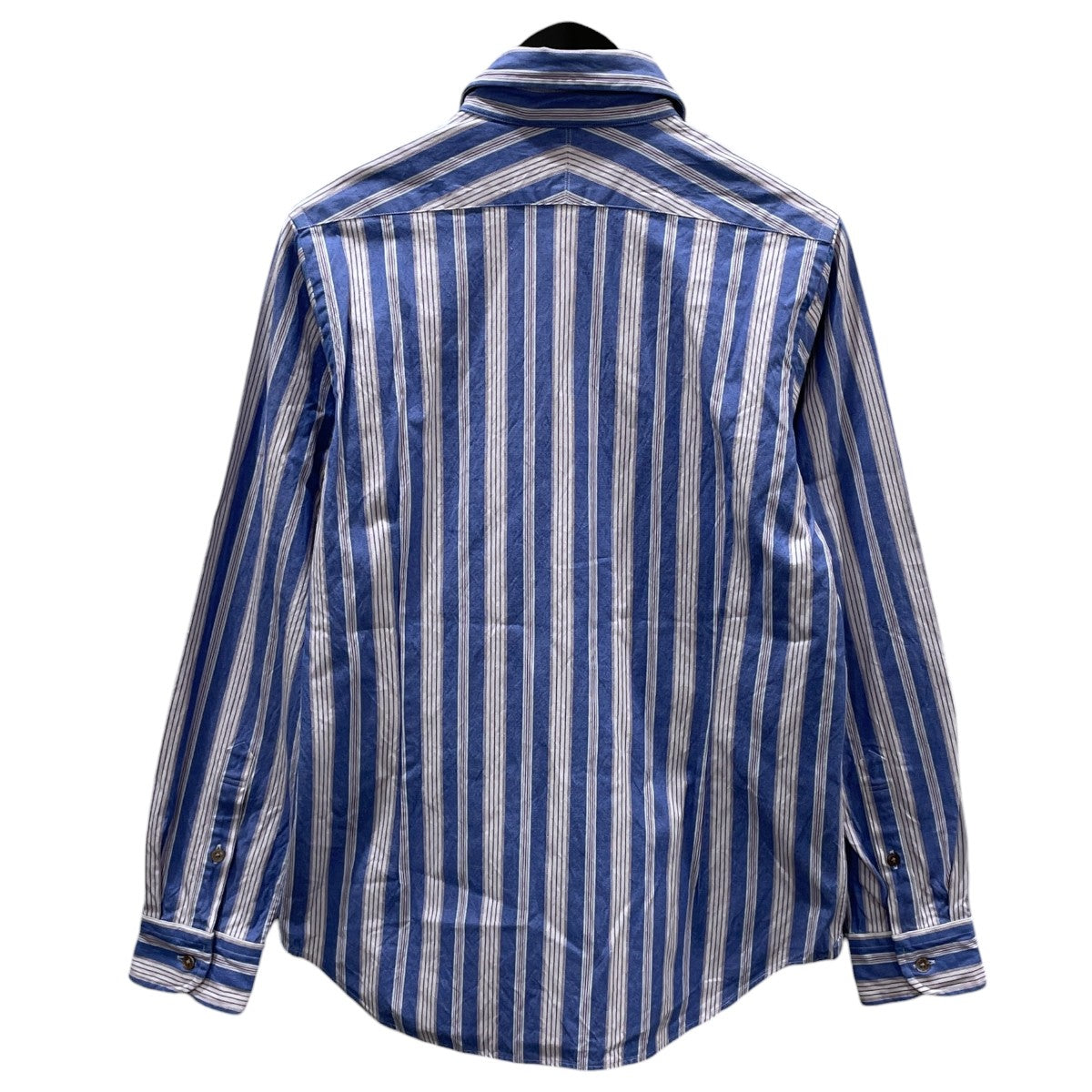 ストライプ柄シャツ BRITISH OFFICERS SHIRT OX ブリティッシュ オフィサーズ シャツ オックス 80350010003