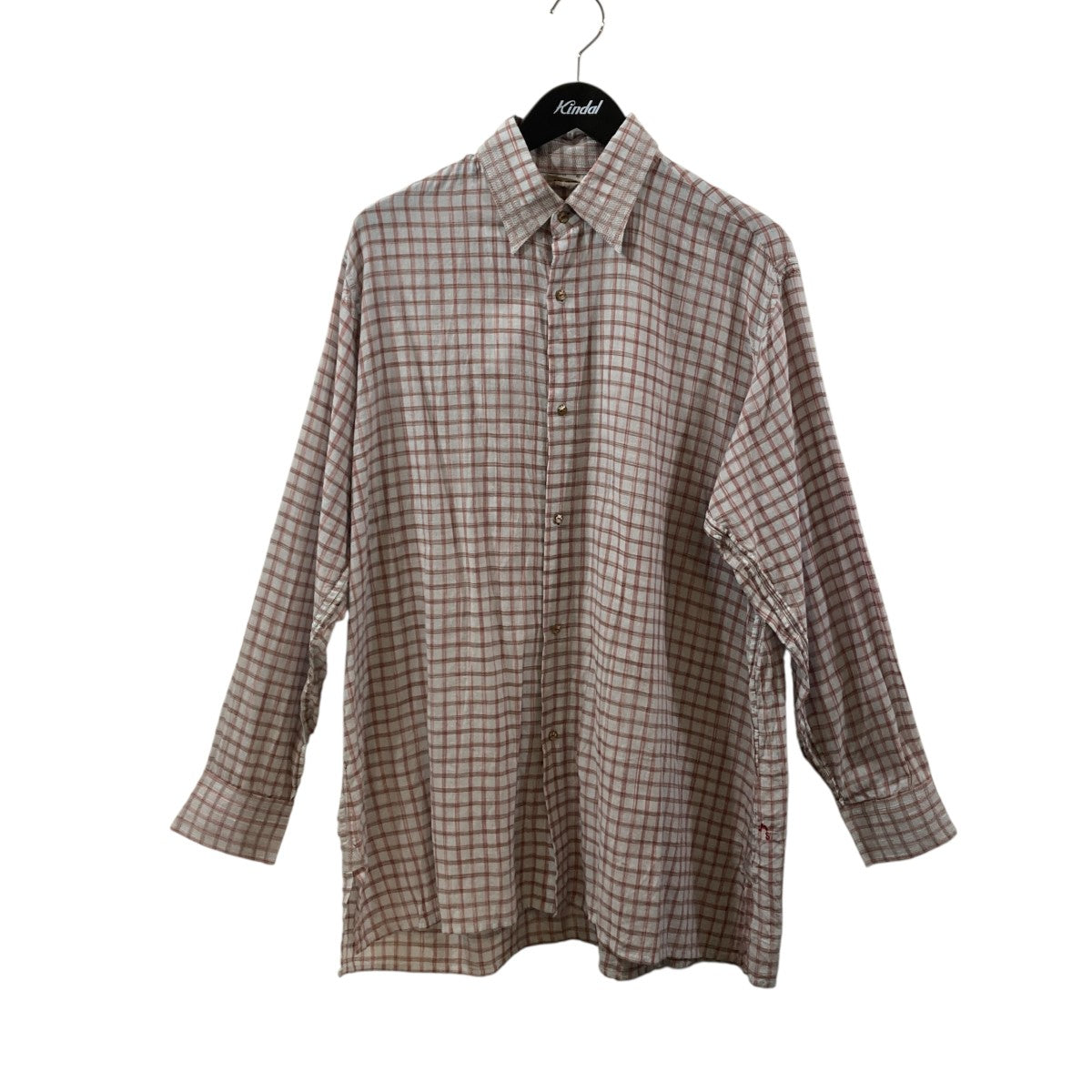 GUPTA KHADI COTTON SHIRTSチェックチェックシャツMT5103-0604