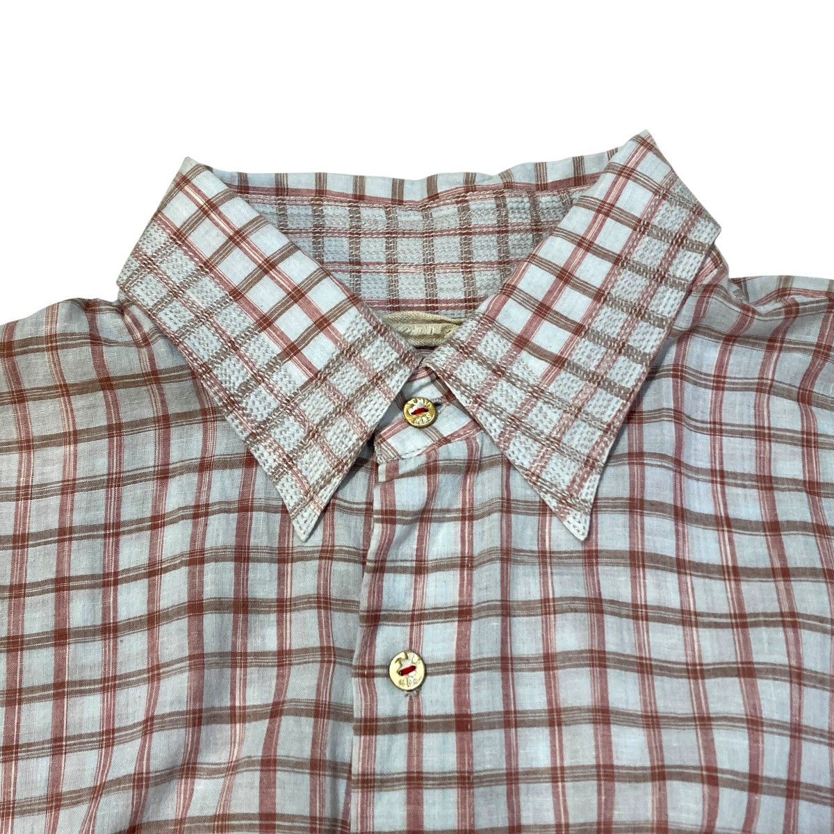 GUPTA KHADI COTTON SHIRTSチェックチェックシャツMT5103-0604