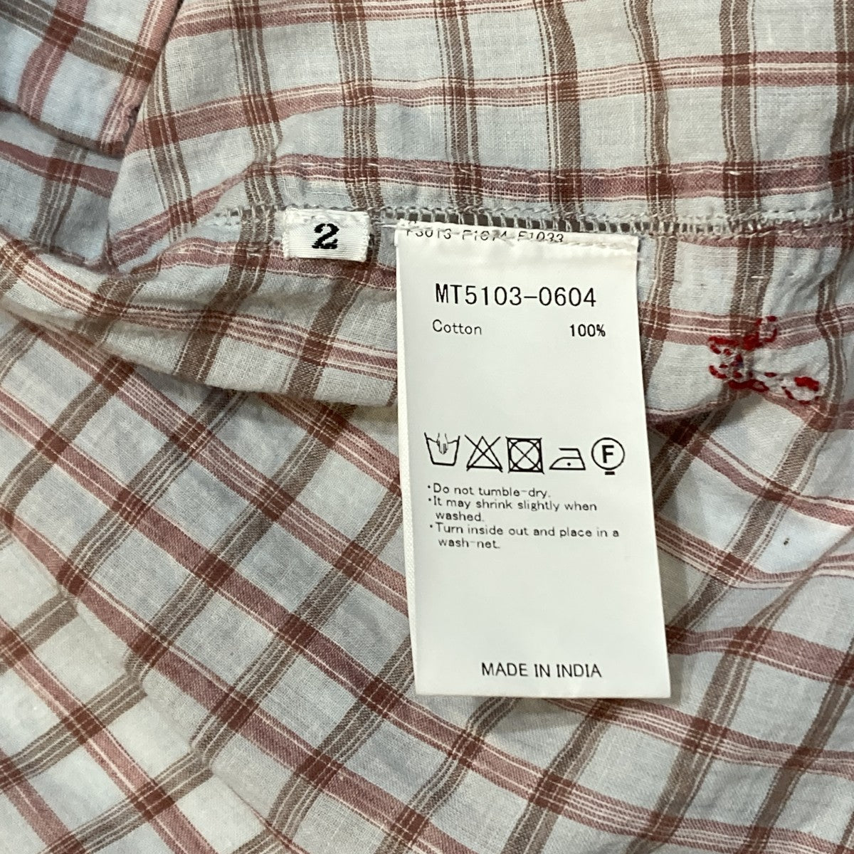 MAATEE＆SONS(マーティーアンドサンズ) GUPTA KHADI COTTON SHIRTS