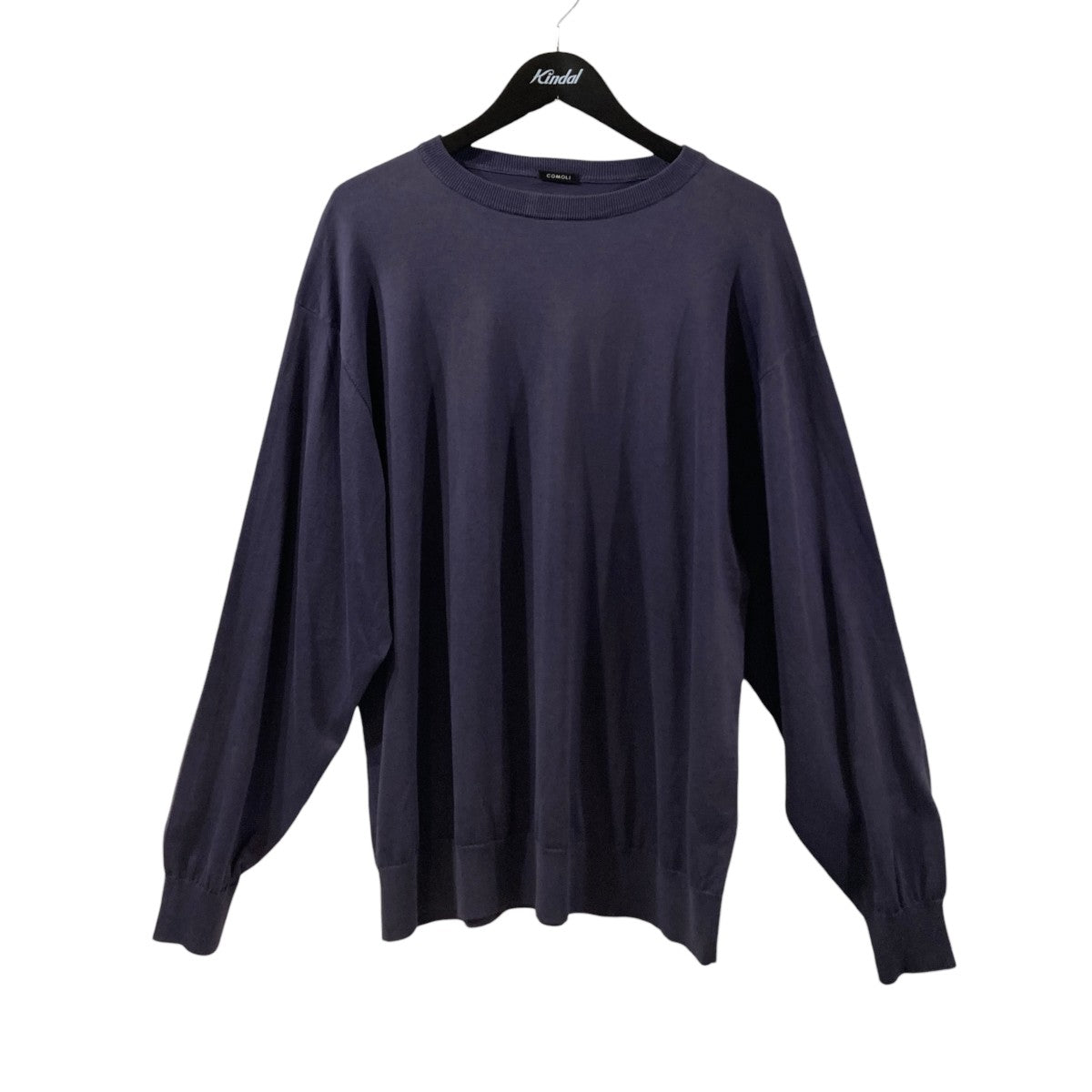 18GVネックカーディガンfade navyニットX01-06021