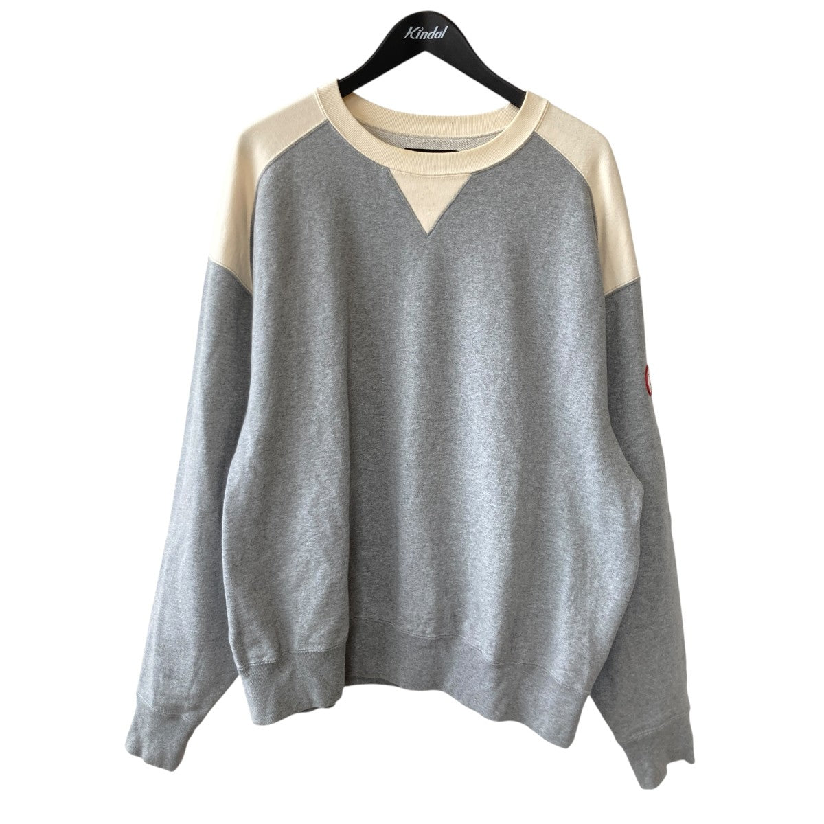 PANEL SHOULDER CREW NECKクルーネック スウェットトレーナーCES25CS10