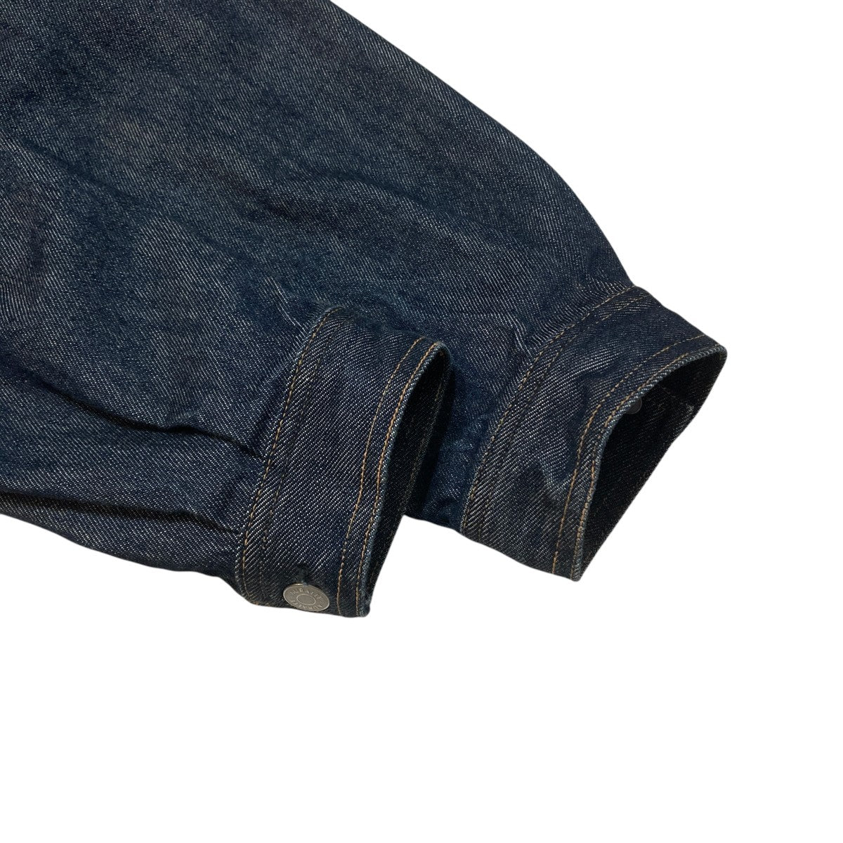 WASHED HARD TWIST DENIM BLOUZONデニムジャケットA21AB03DM